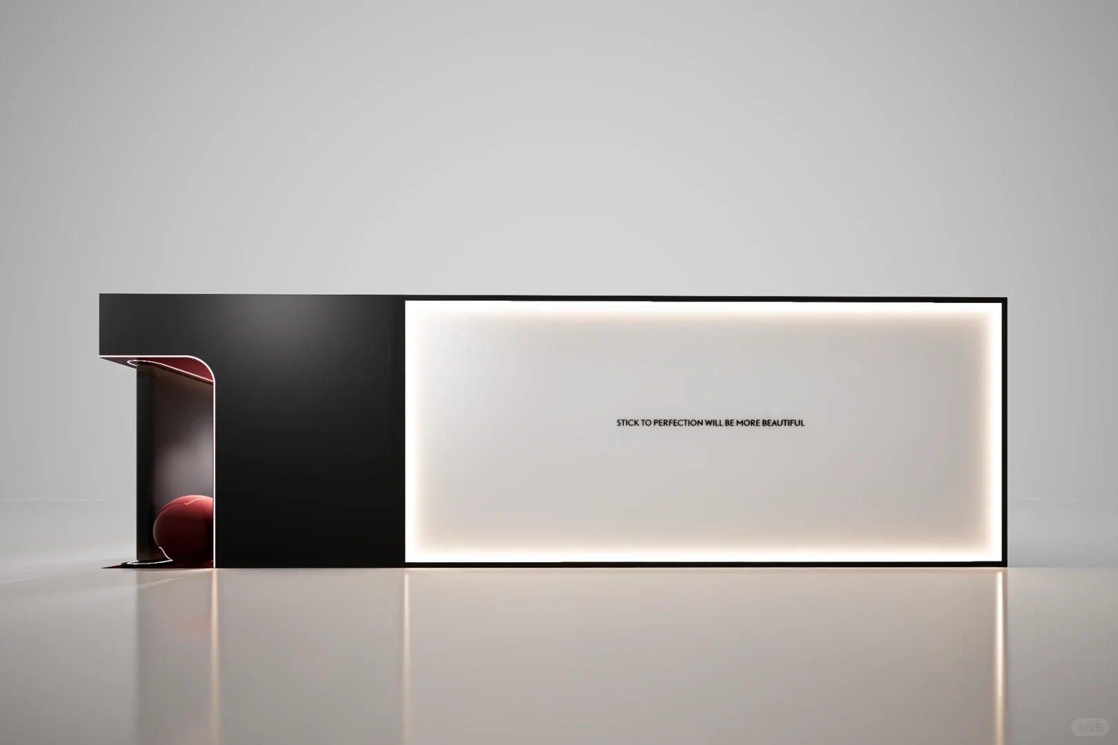 轻奢红配黑,展览展会展台设计策划搭!