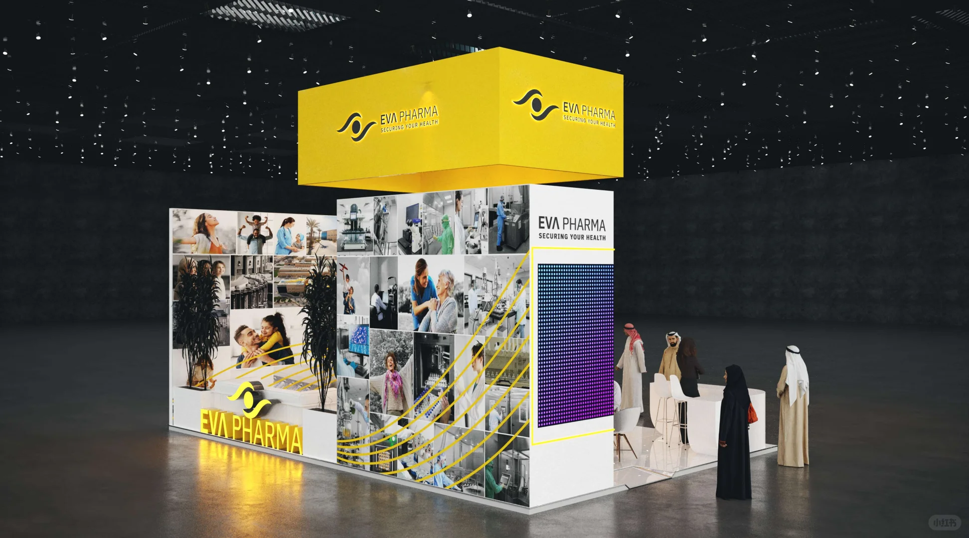 迪拜国际医疗科技展?国外|展位设计搭建