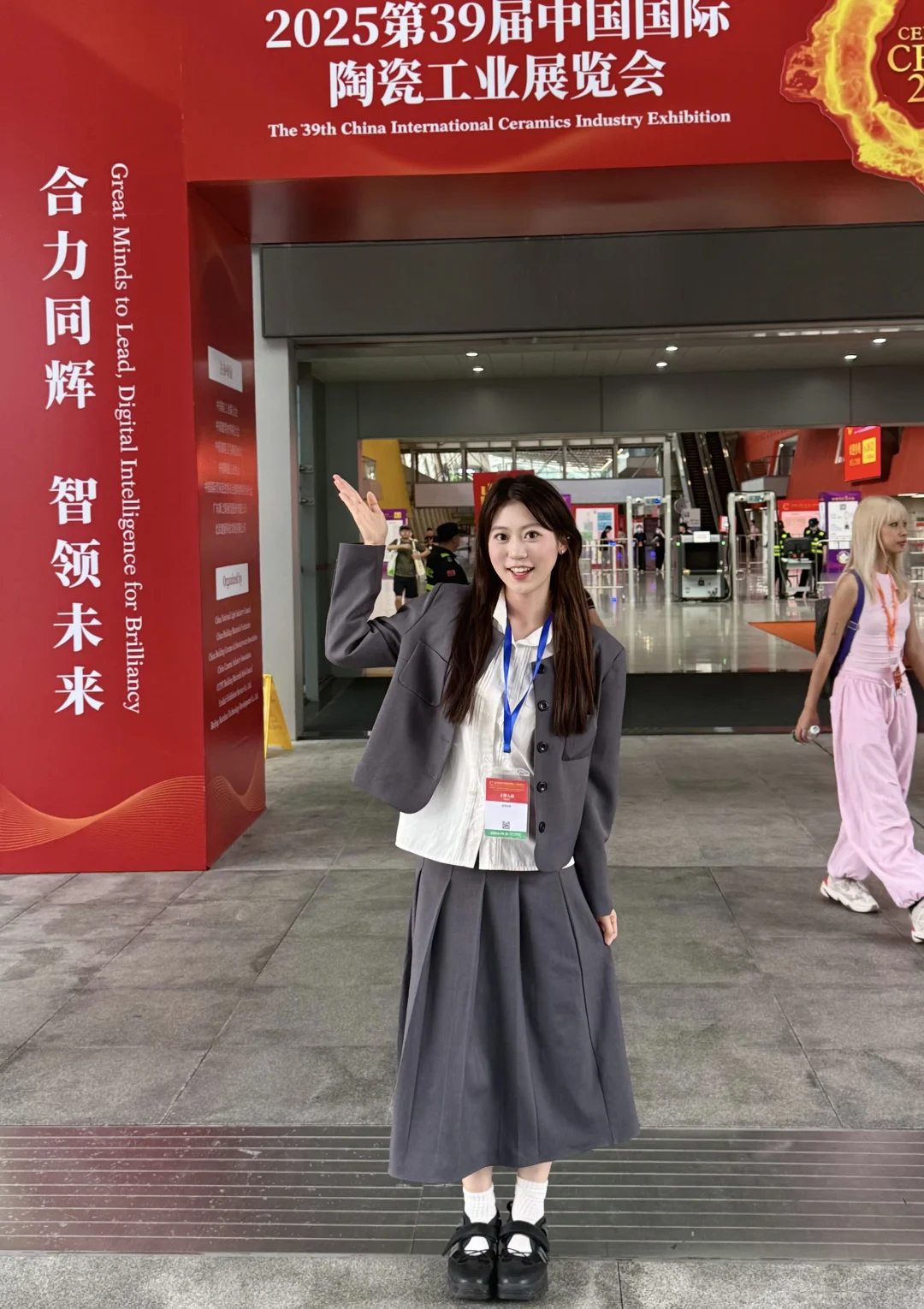 陶瓷展外国展位Day1 老板超温柔！?词汇积累