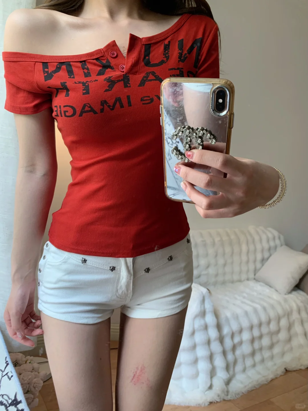 均价20?！Pdd美式辣妹甜酷风斜肩短袖合集！