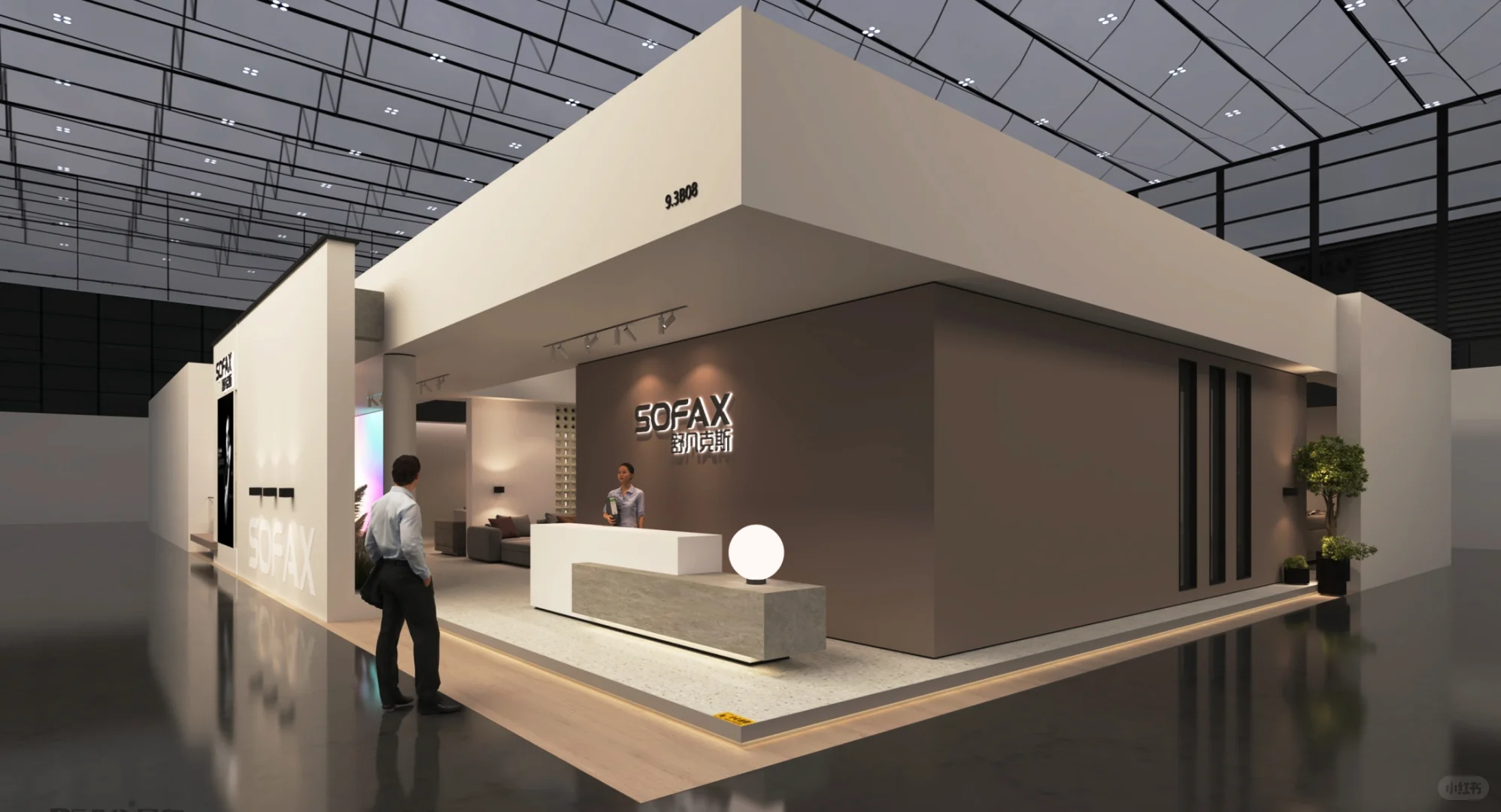 两面开家具展设计 折叠维度