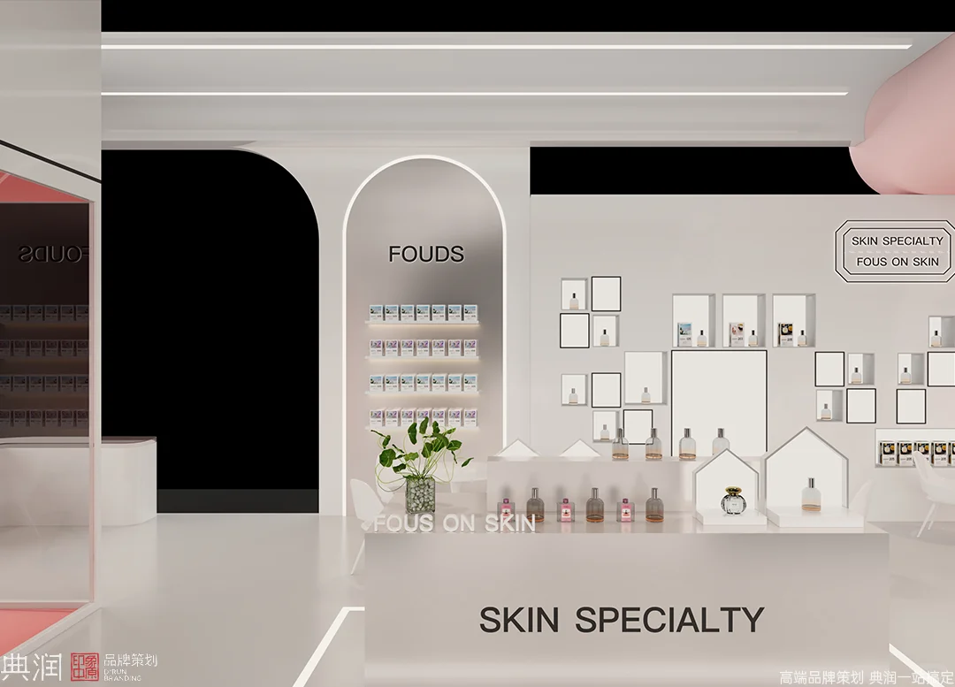 几何元素玩得好,美妆展也能变艺术展!