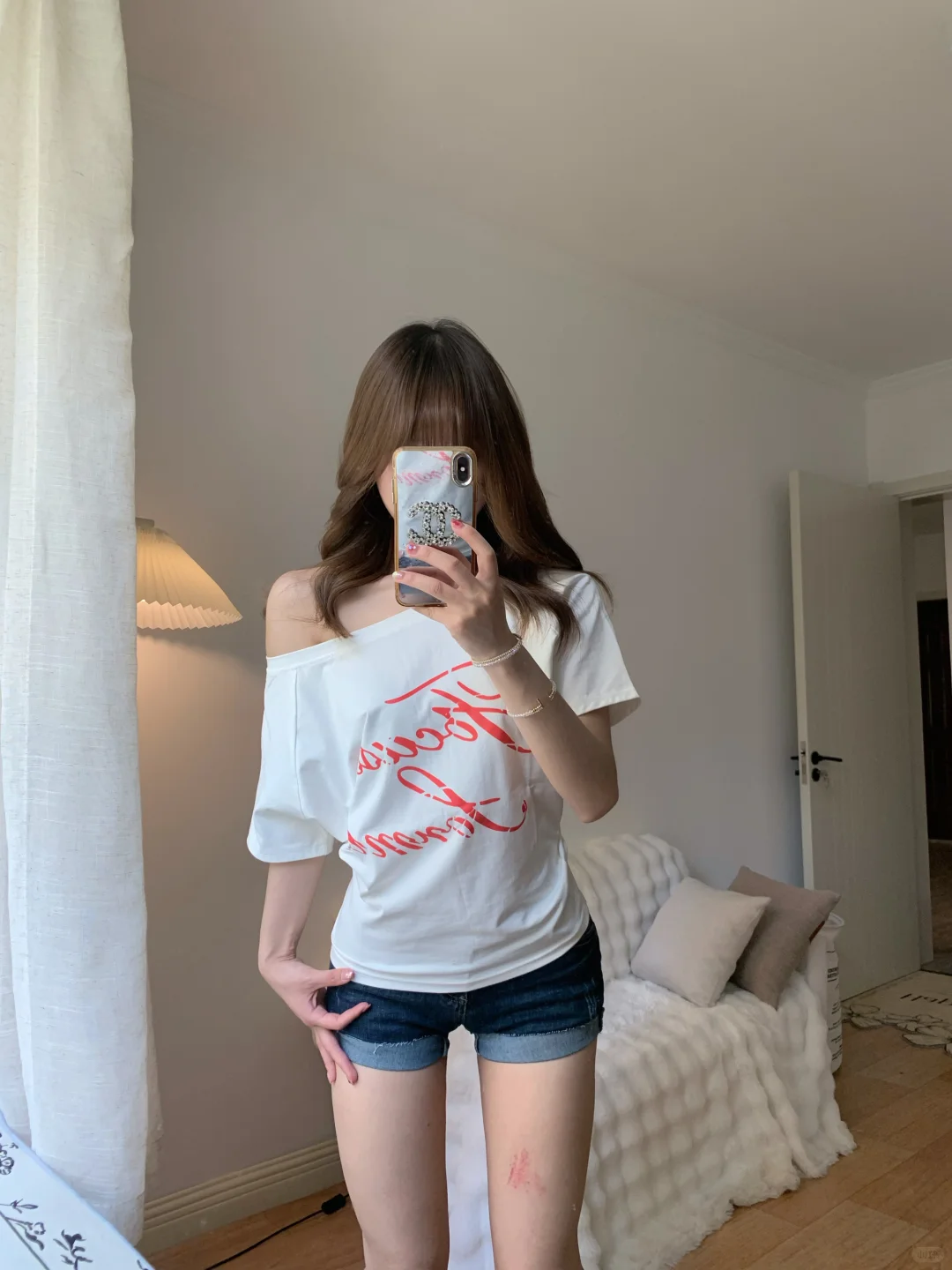 均价20?！Pdd美式辣妹甜酷风斜肩短袖合集！