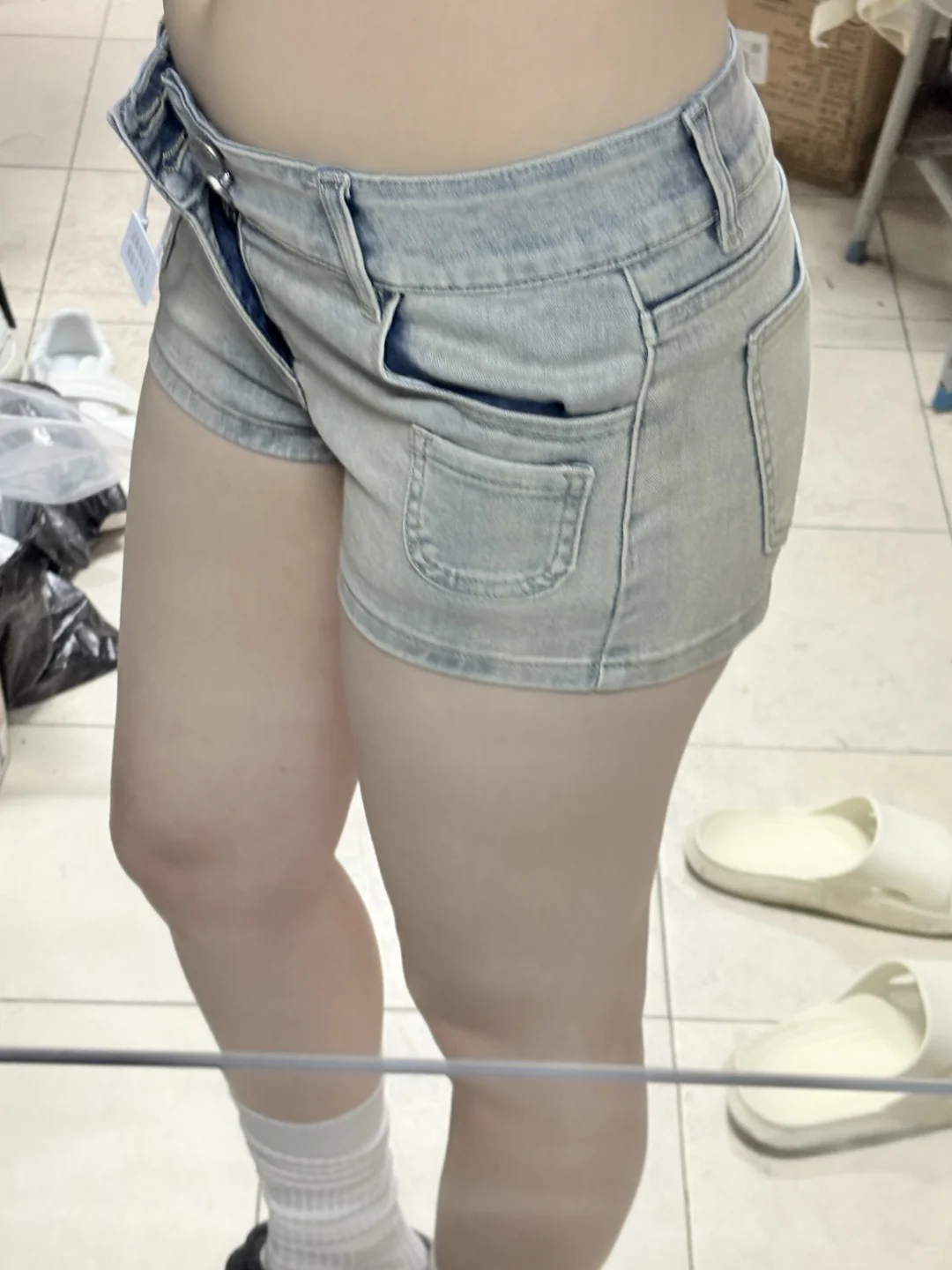 不是…大腿围55还是别尝试超短裤了