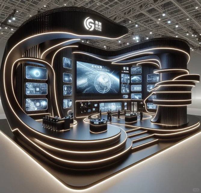 【展台设计搭建】人工智能展台设计分享