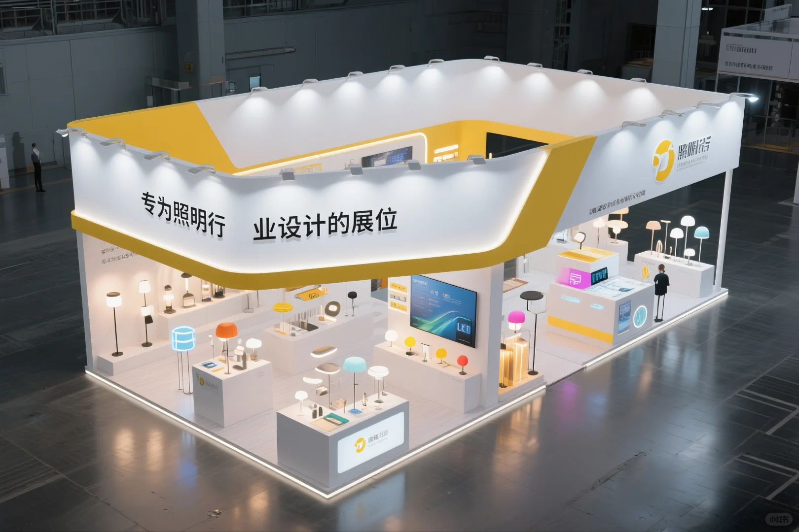 025｜AI-100套展台案例｜照明行业
