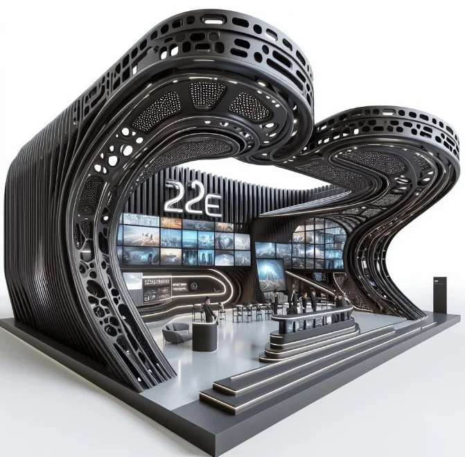 【展台设计搭建】人工智能展台设计分享