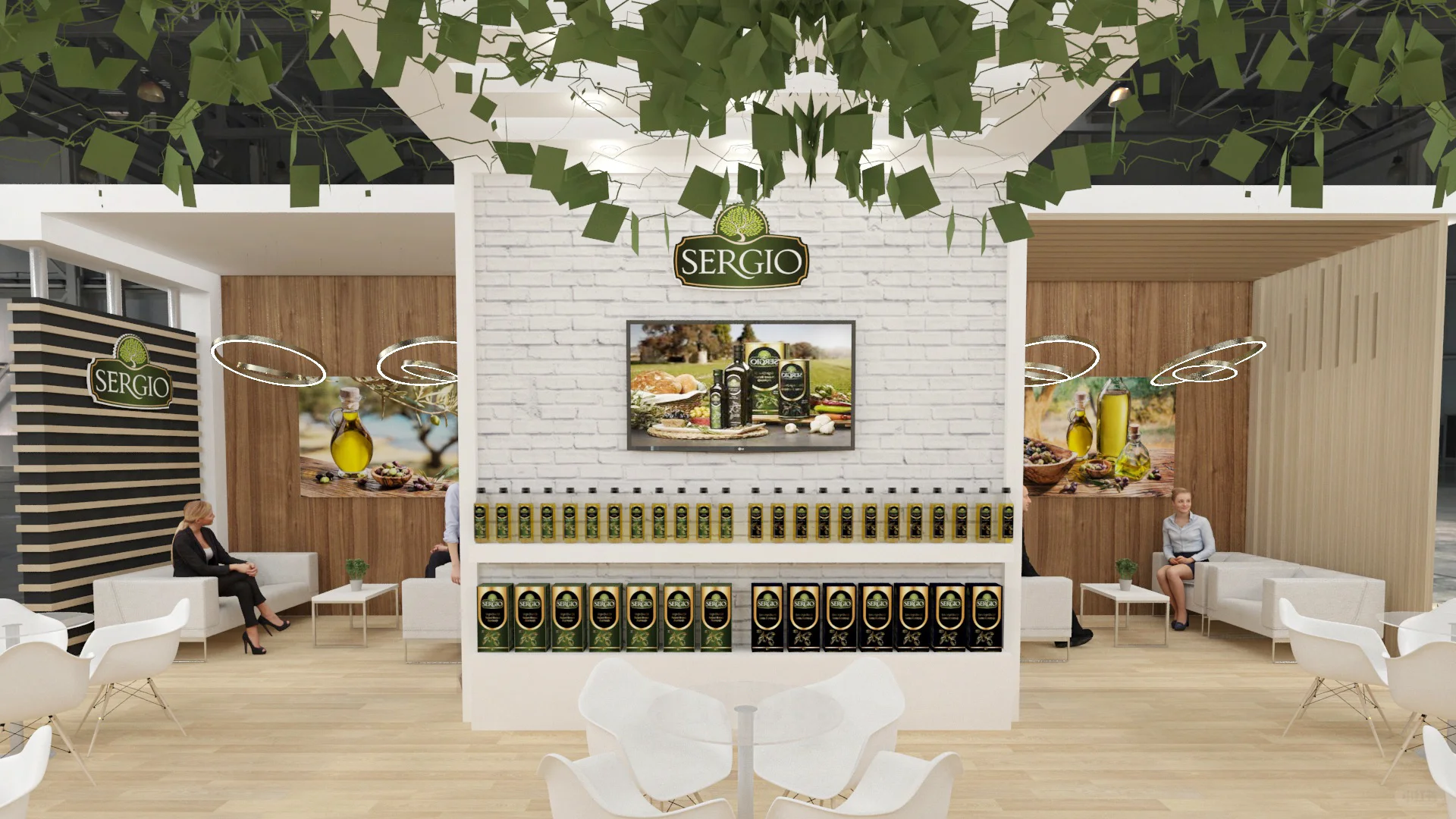 实木风格展会设计，简约高级！