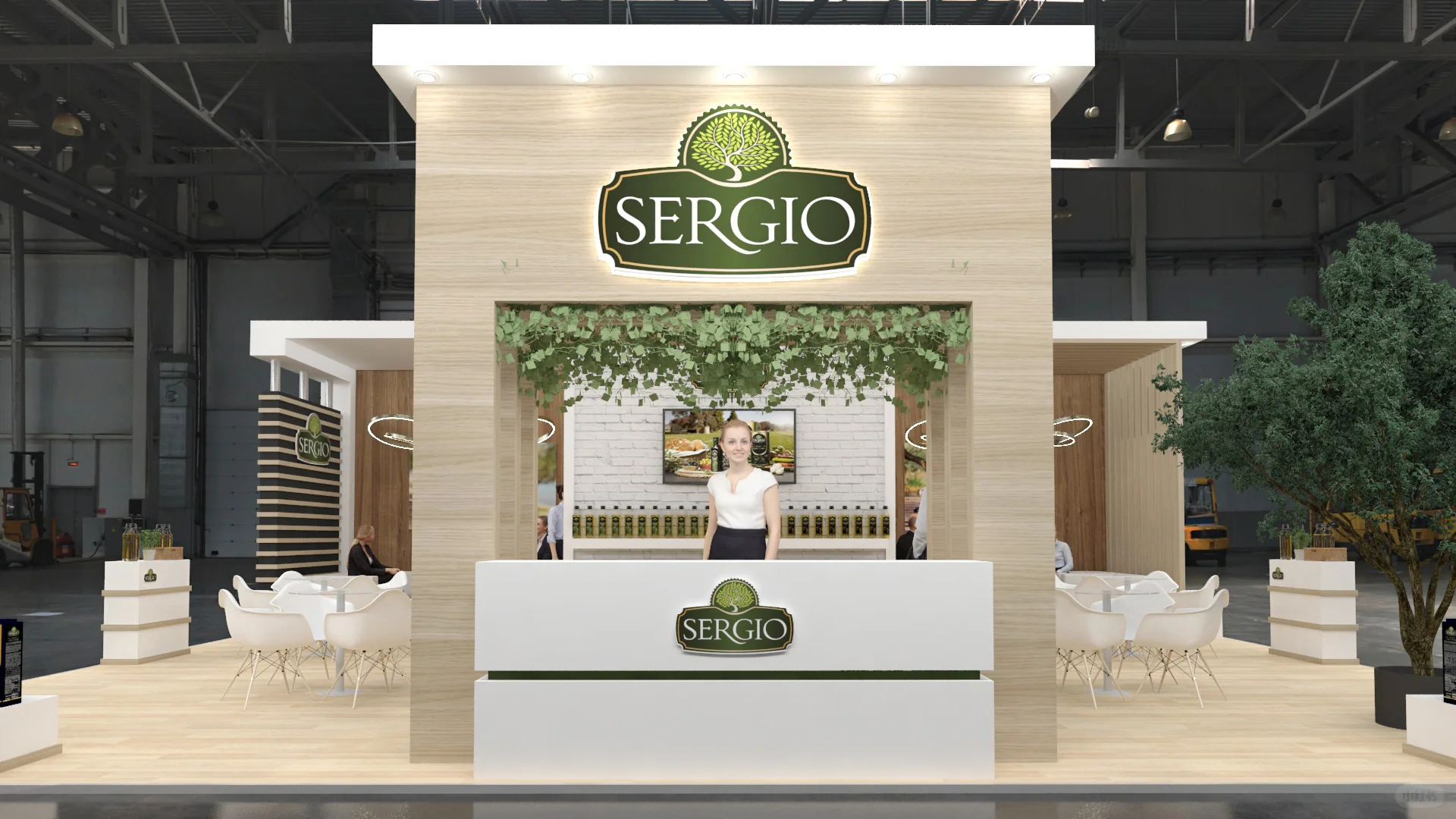 实木风格展会设计，简约高级！