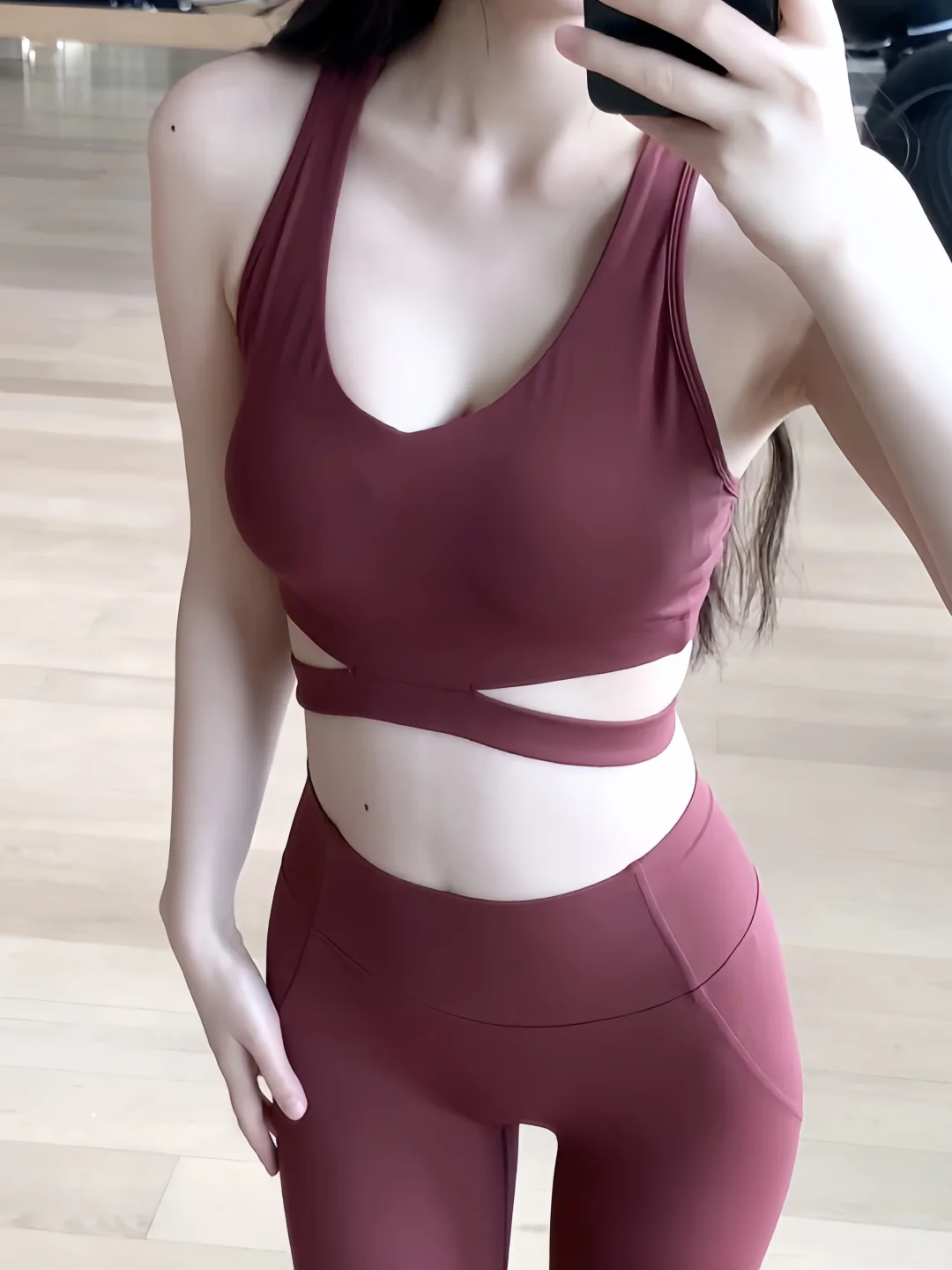 交叉设计感⛽️辣妹风瑜伽服套装也太美了