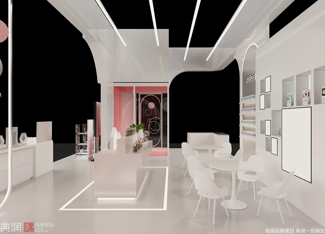 几何元素玩得好,美妆展也能变艺术展!