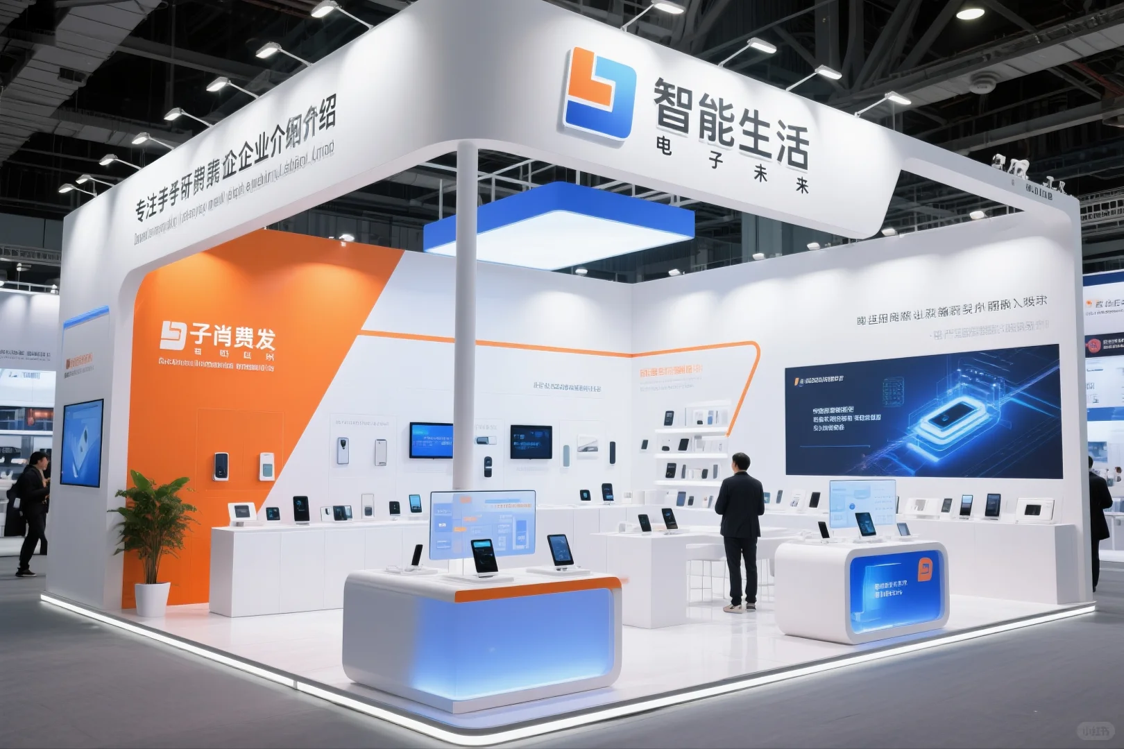 067｜AI-100套展台案例｜电子消费品行业