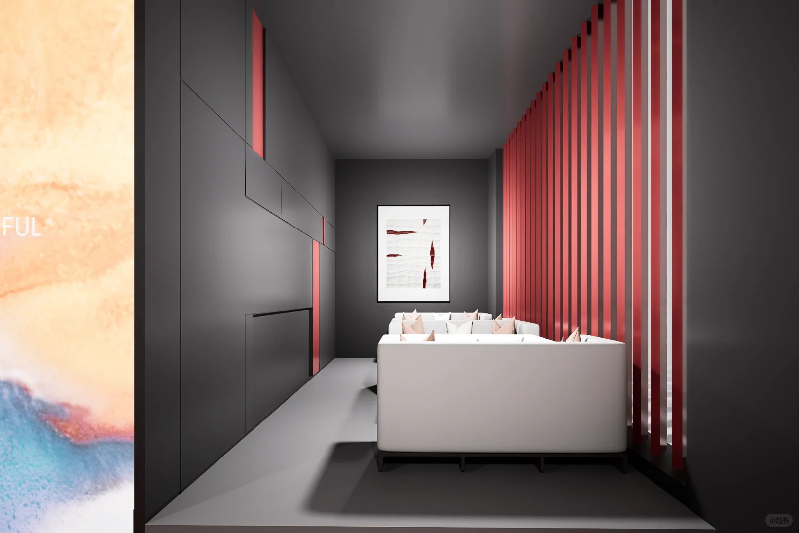 轻奢红配黑,展览展会展台设计策划搭!