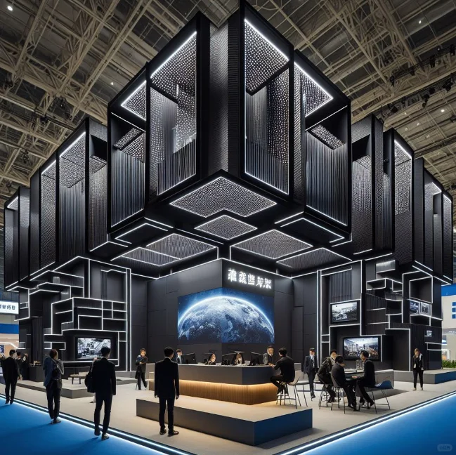 【展台设计搭建】人工智能展台设计分享