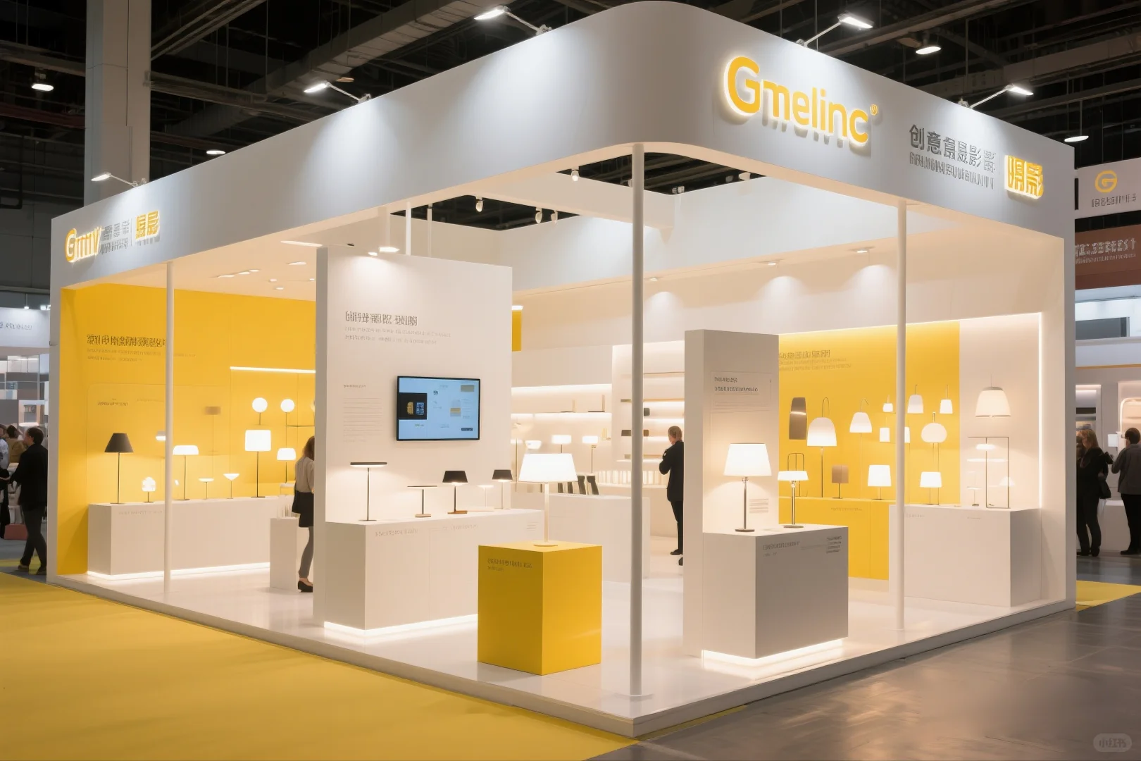 025｜AI-100套展台案例｜照明行业