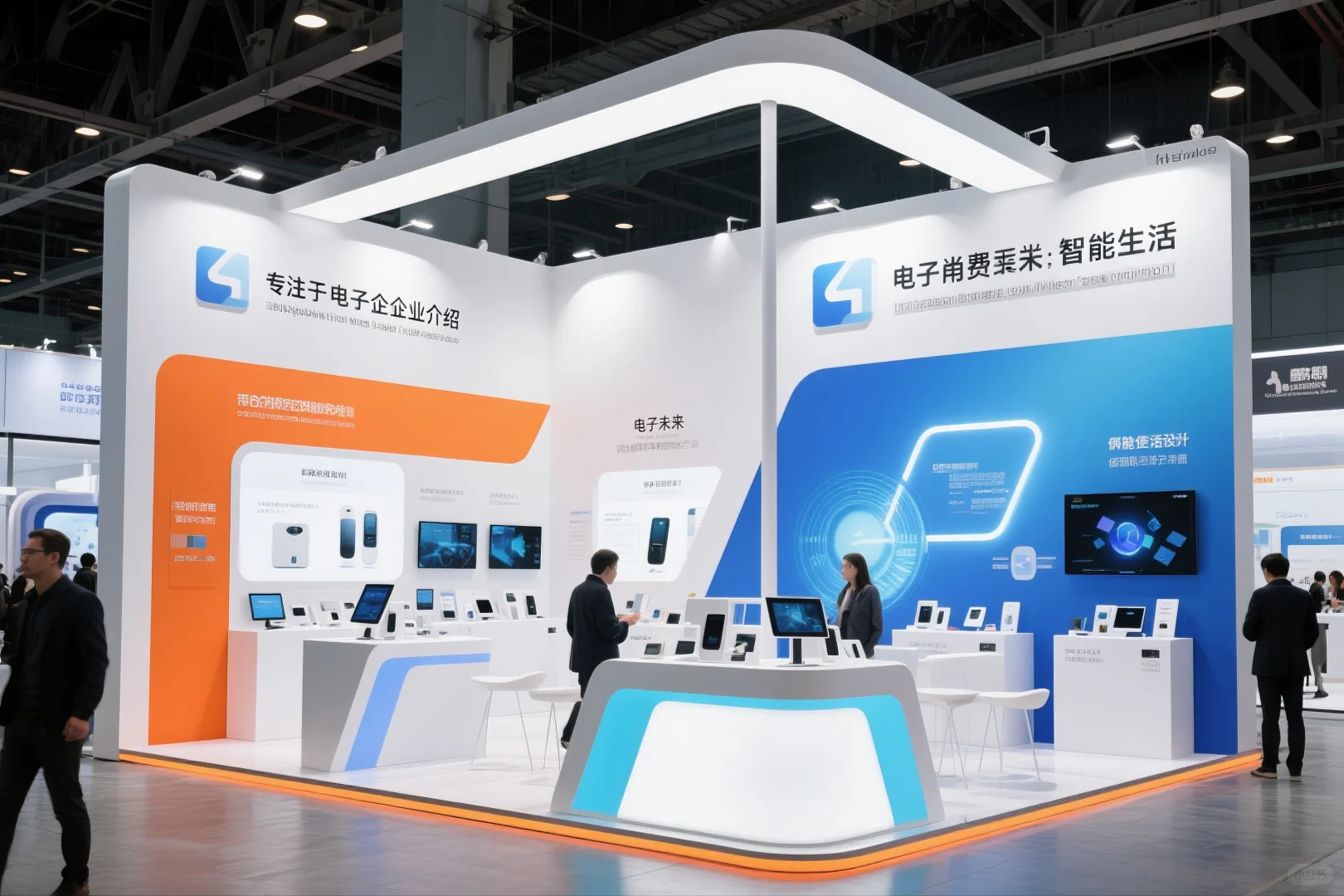 067｜AI-100套展台案例｜电子消费品行业