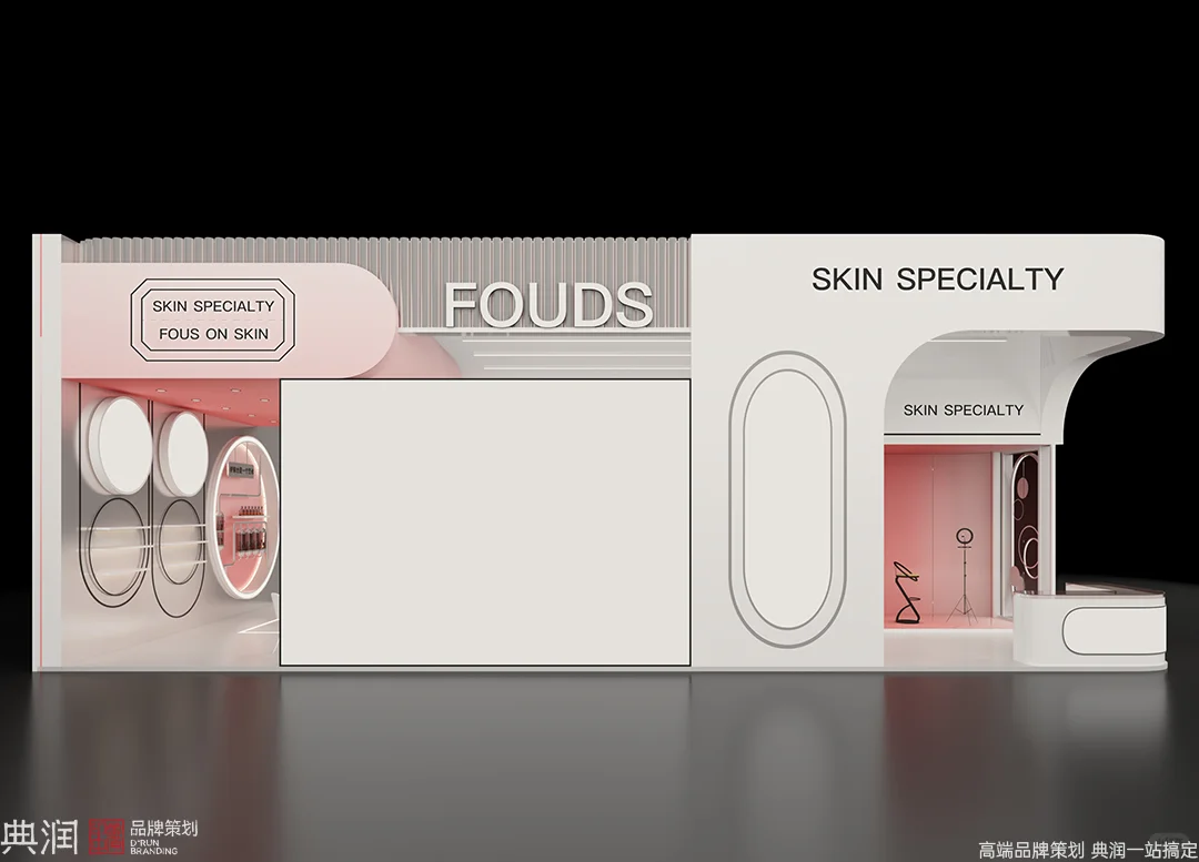 几何元素玩得好,美妆展也能变艺术展!