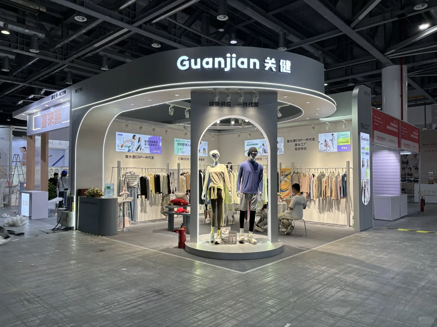 杭州面料展最美展台落地照