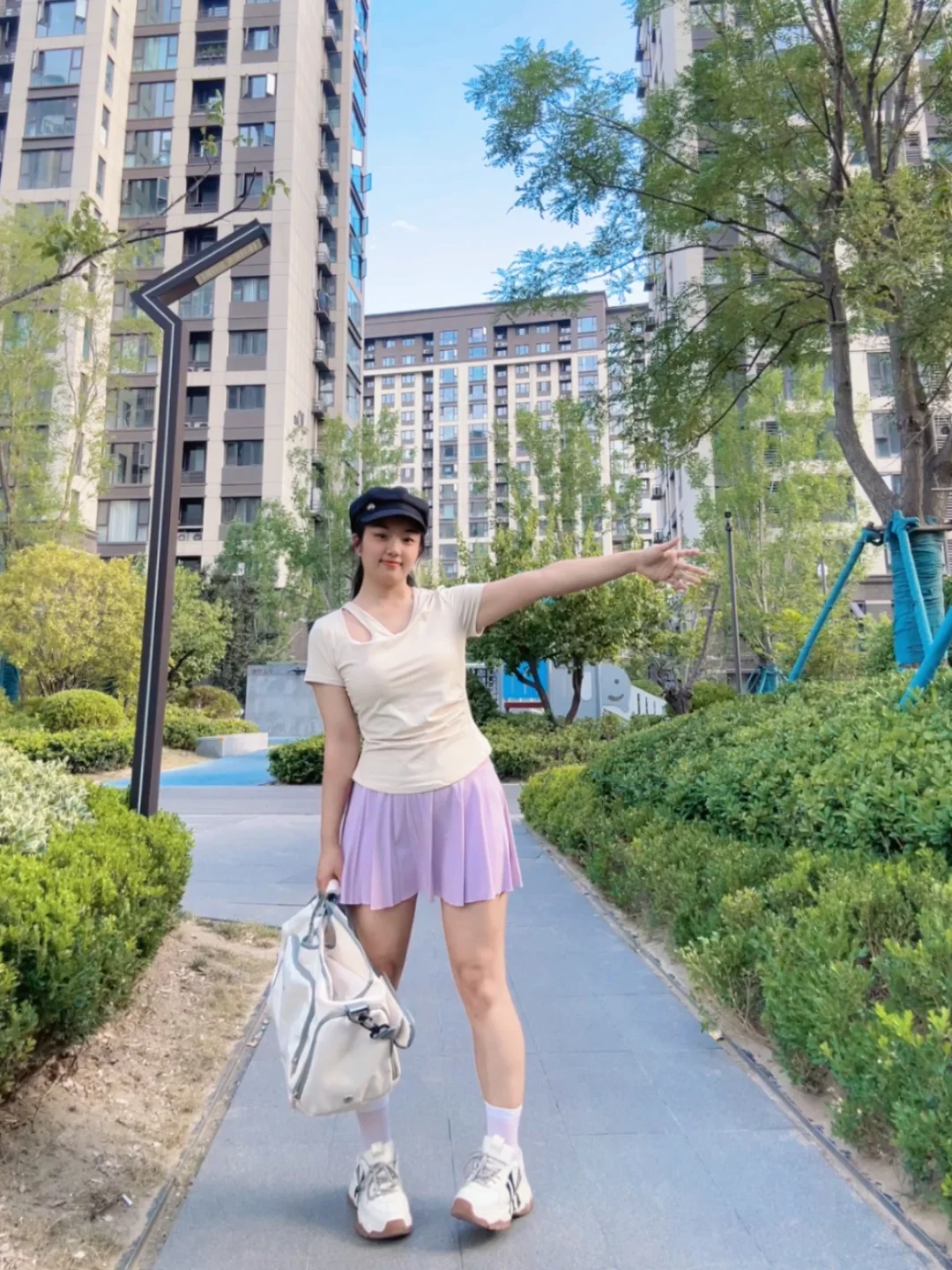 穿着这身去练瑜伽心情都愉悦了国货泰香了