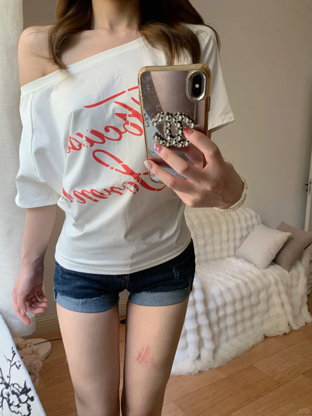 均价20?！Pdd美式辣妹甜酷风斜肩短袖合集！