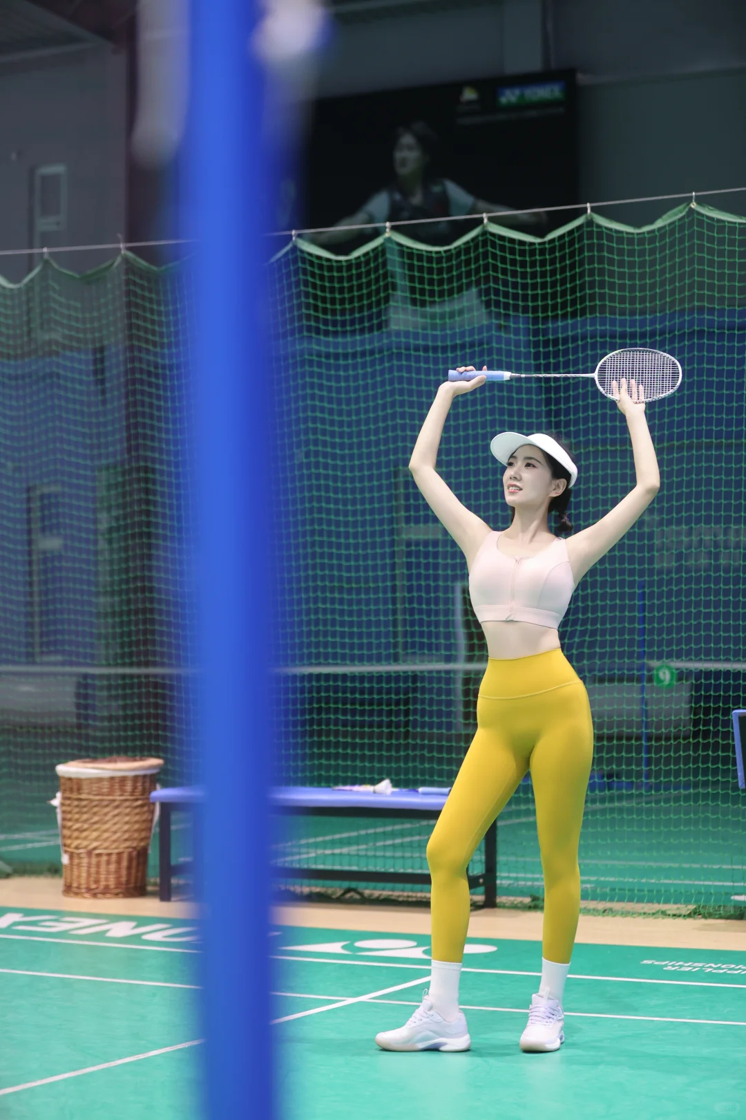 穿瑜伽服?来打球?️啦