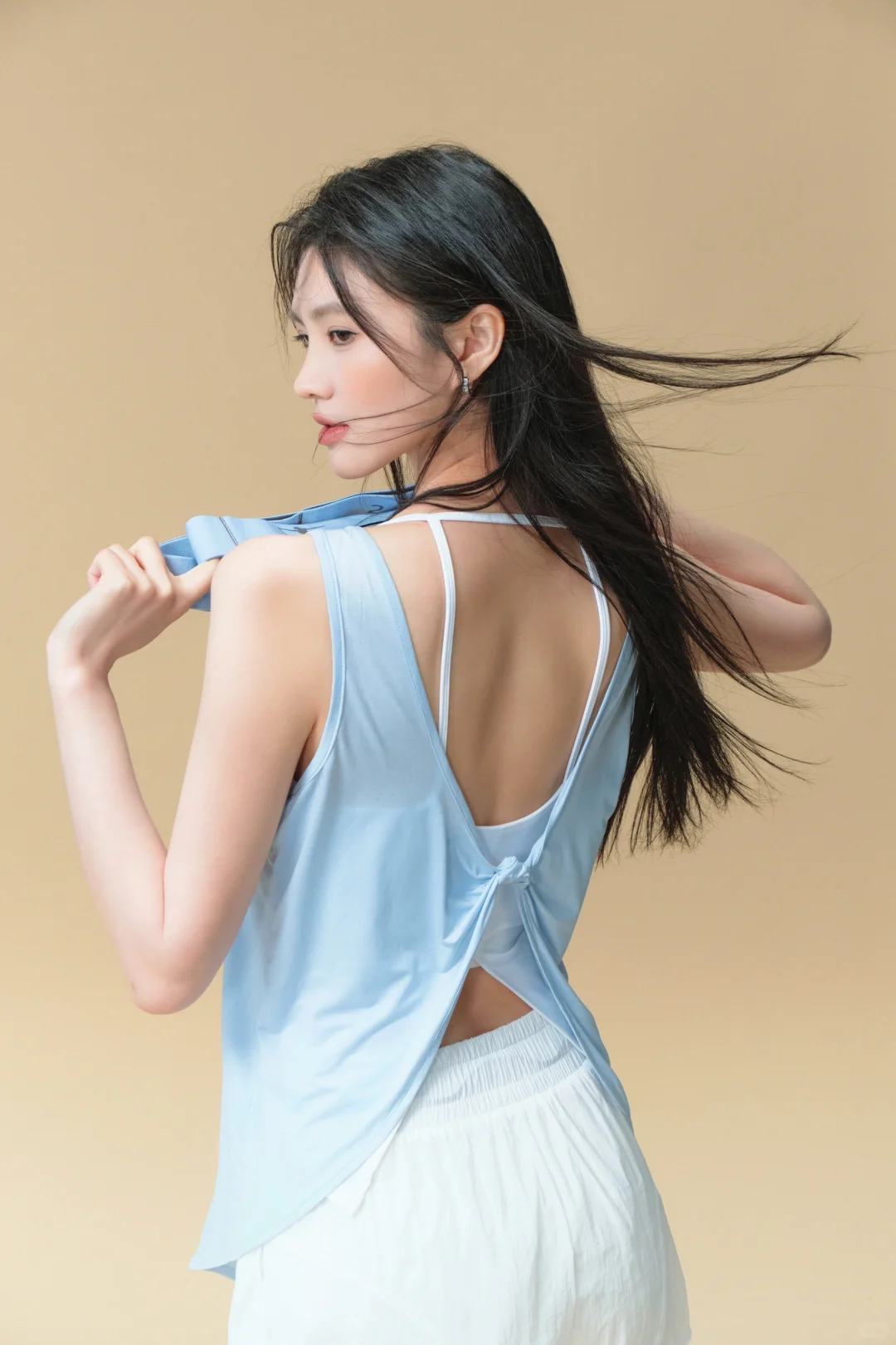 清爽夏日瑜伽服拍摄?