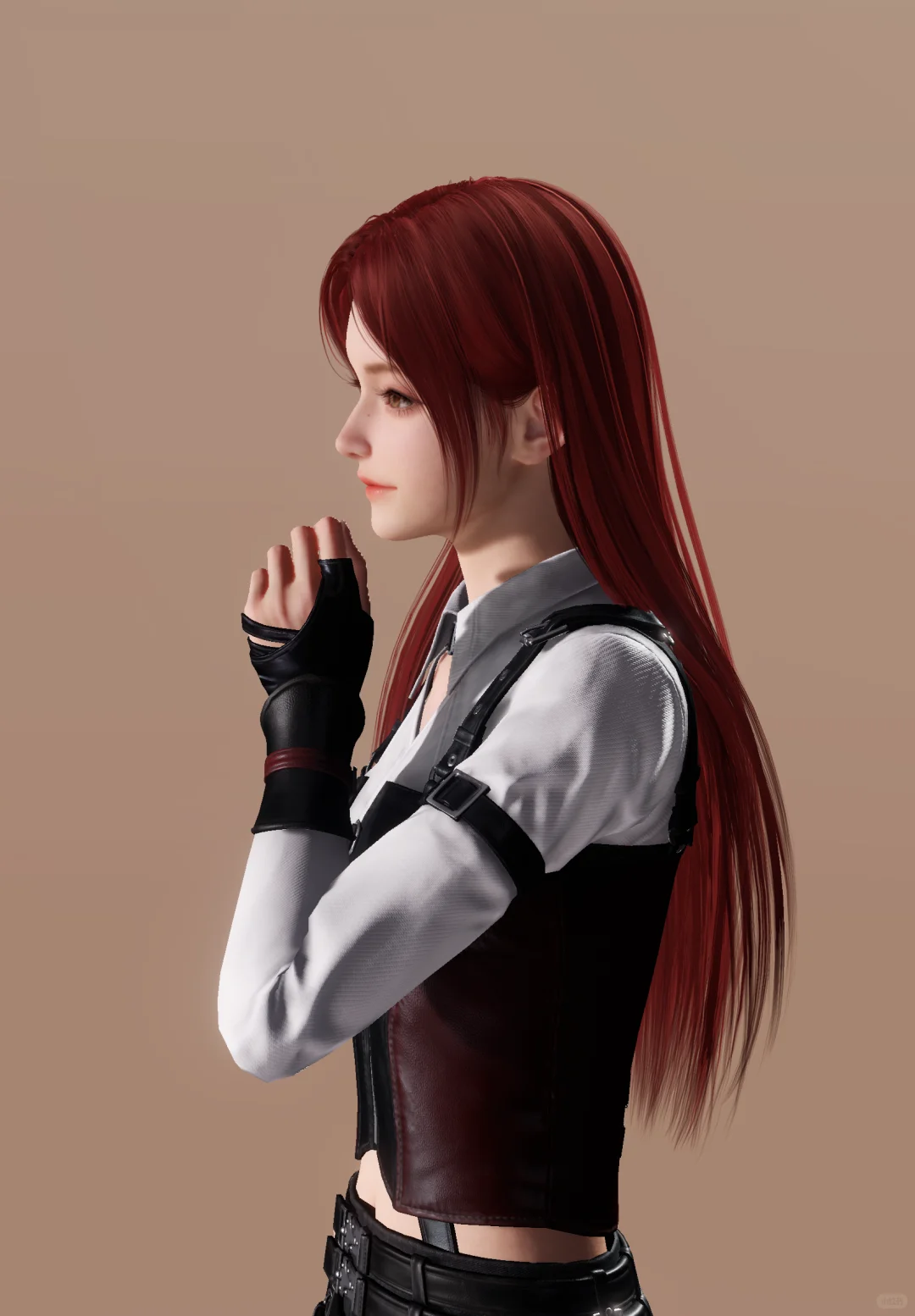 英气熟女风（深眼窝+驼峰鼻）