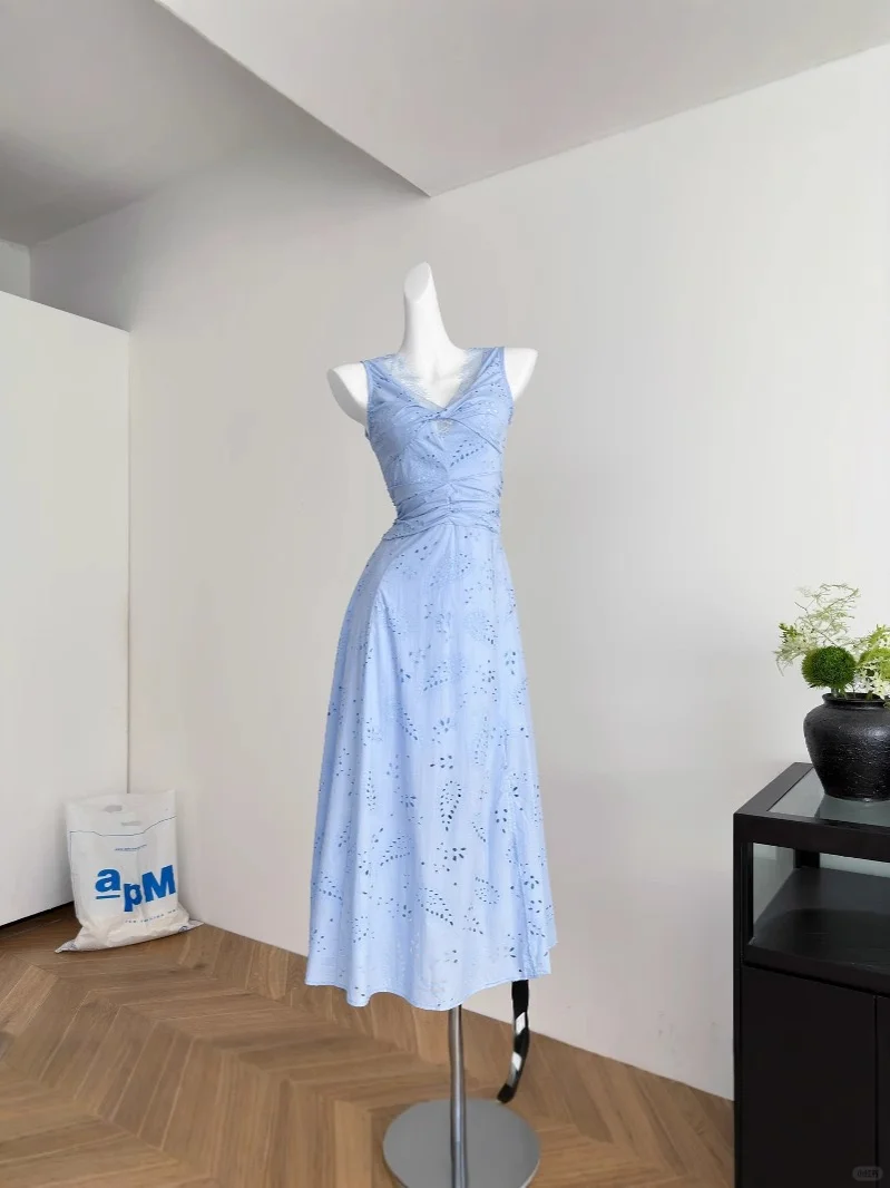 一不小心被这一袭淡蓝色给迷住了～?