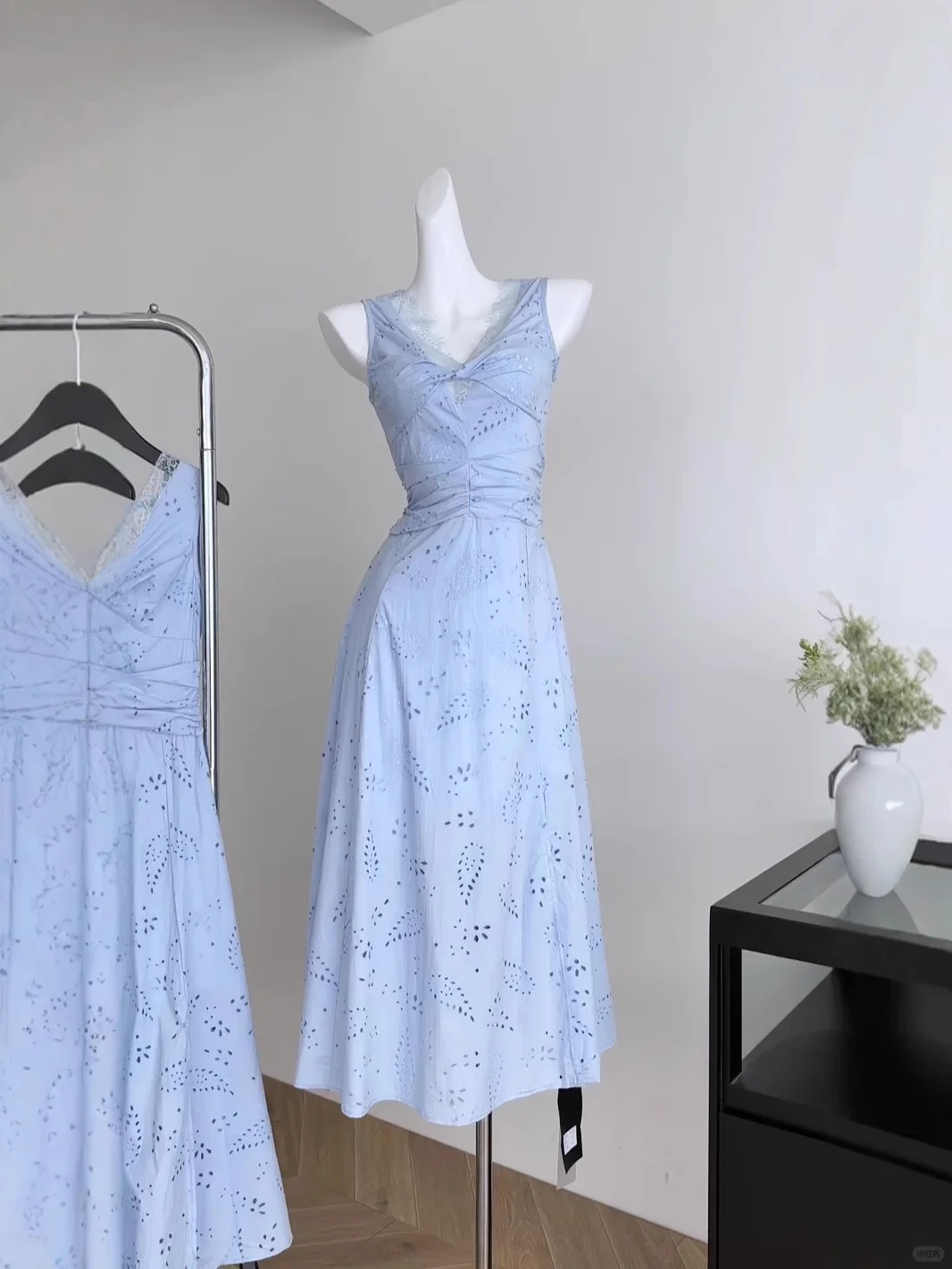 一不小心被这一袭淡蓝色给迷住了～?