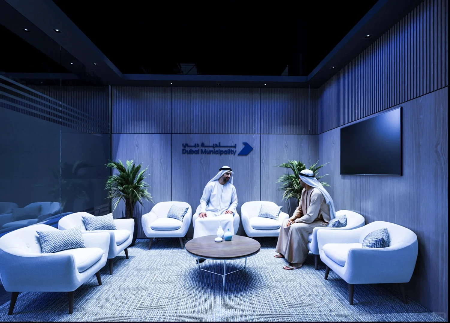未来城市·智慧交互 | 迪拜市政厅展台设计