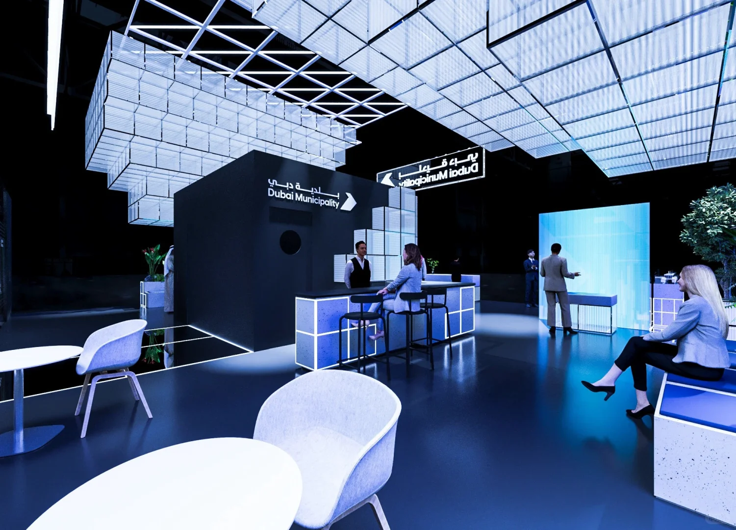 未来城市·智慧交互 | 迪拜市政厅展台设计