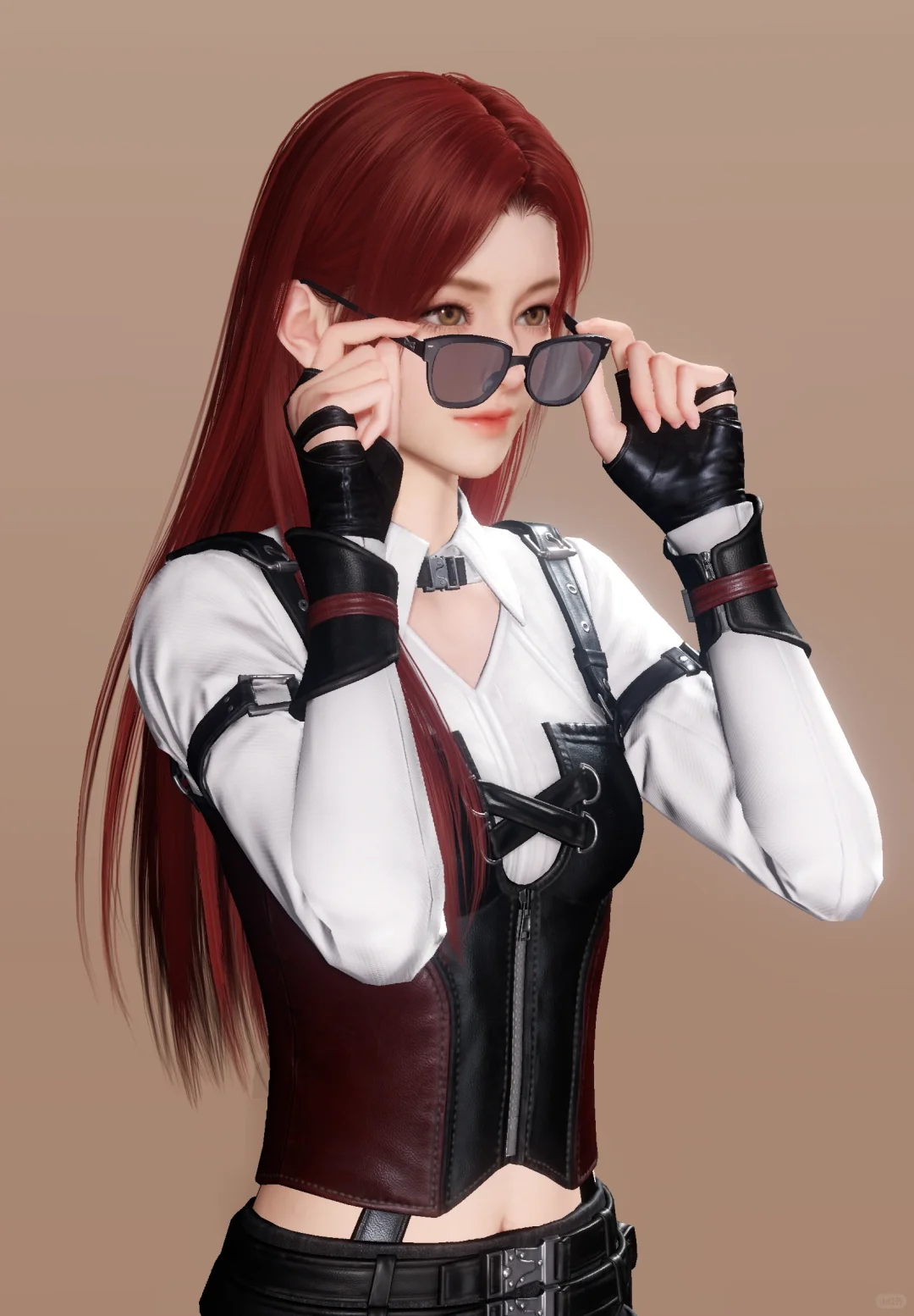 英气熟女风（深眼窝+驼峰鼻）