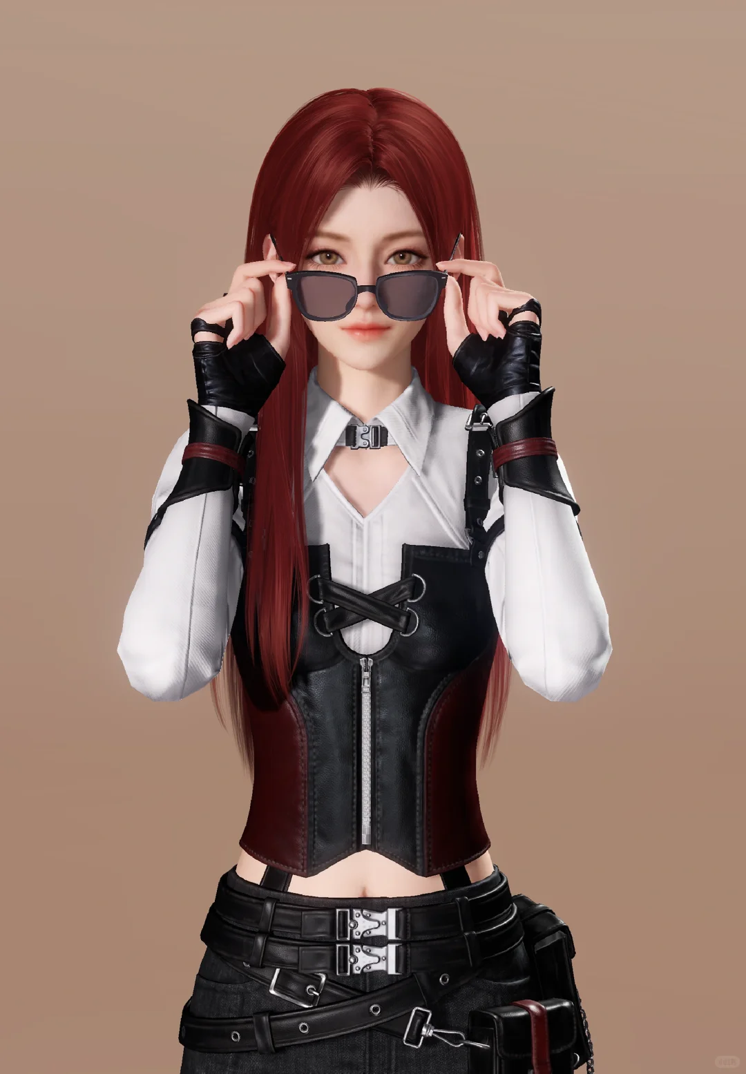 英气熟女风（深眼窝+驼峰鼻）