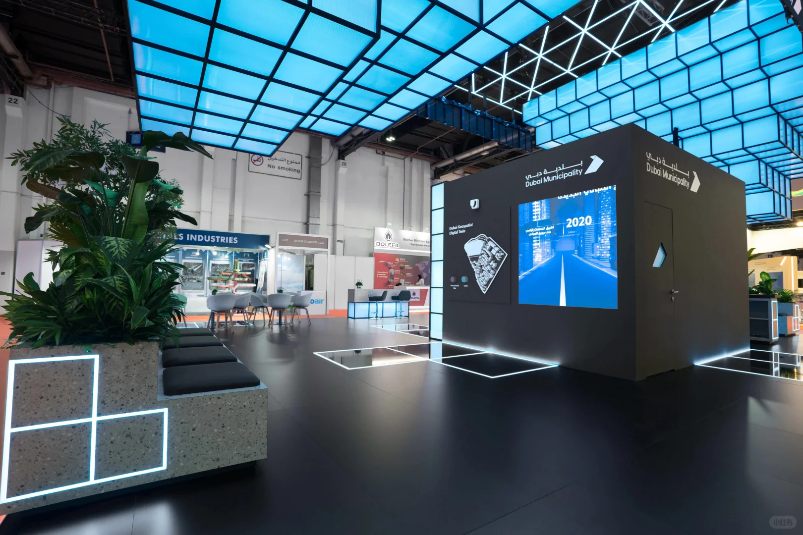 未来城市·智慧交互 | 迪拜市政厅展台设计