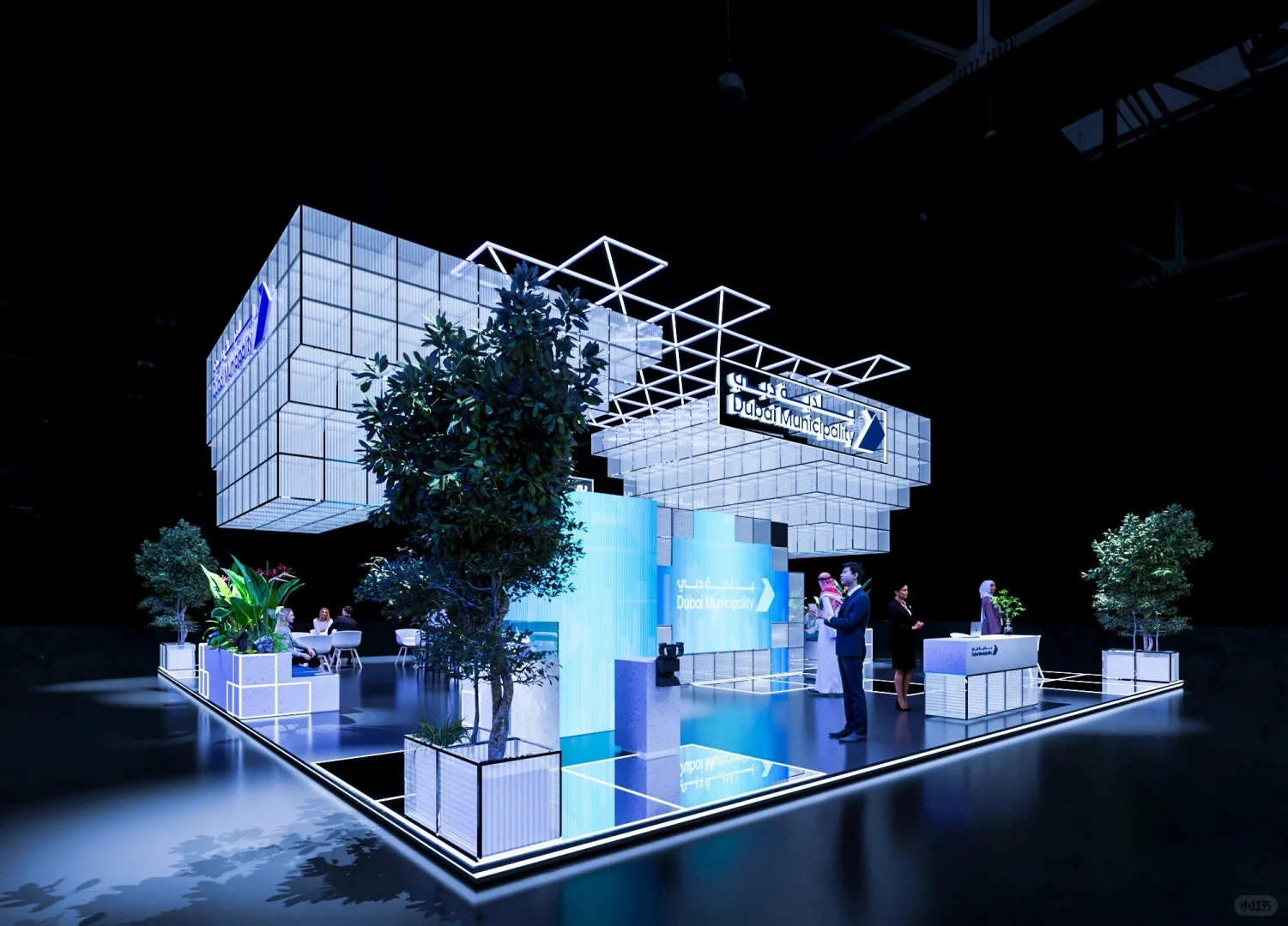 未来城市·智慧交互 | 迪拜市政厅展台设计