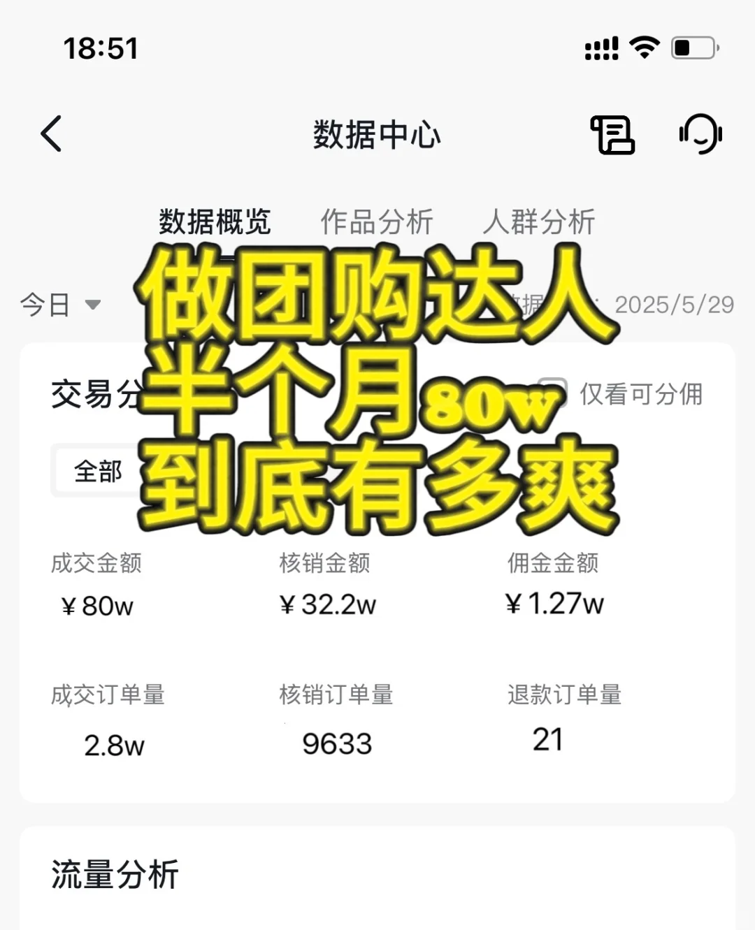 抖音团购半个月80w，到底有多爽？