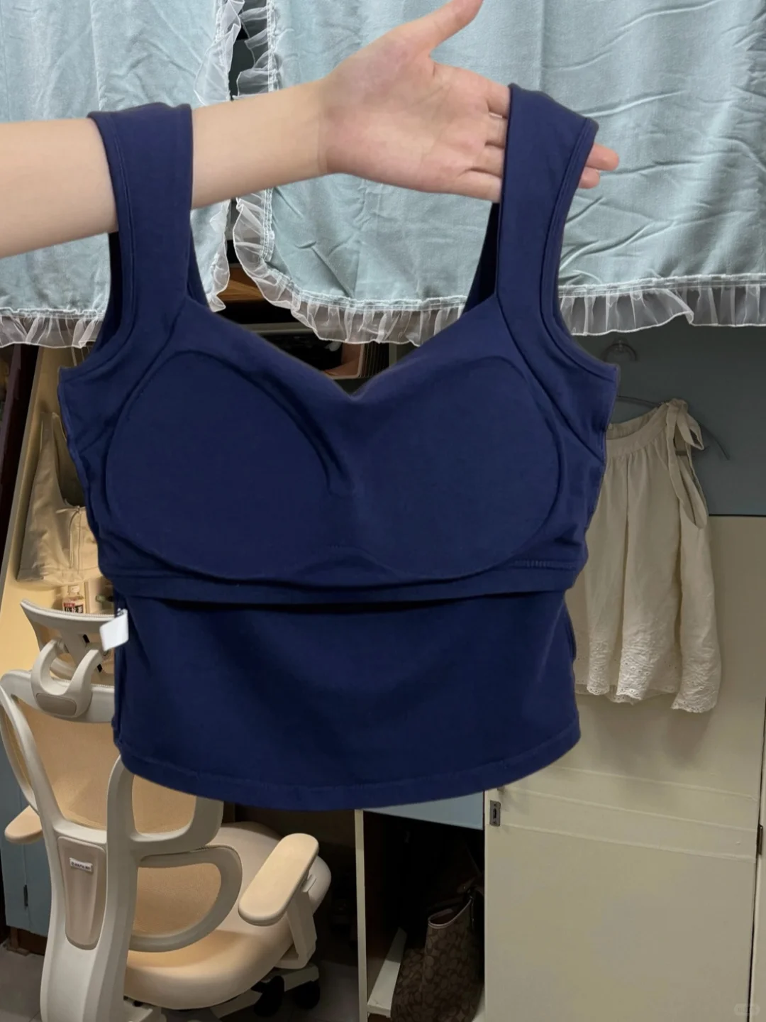 20➕?带胸垫吊带‼️双层不透‼️宿友集体团购