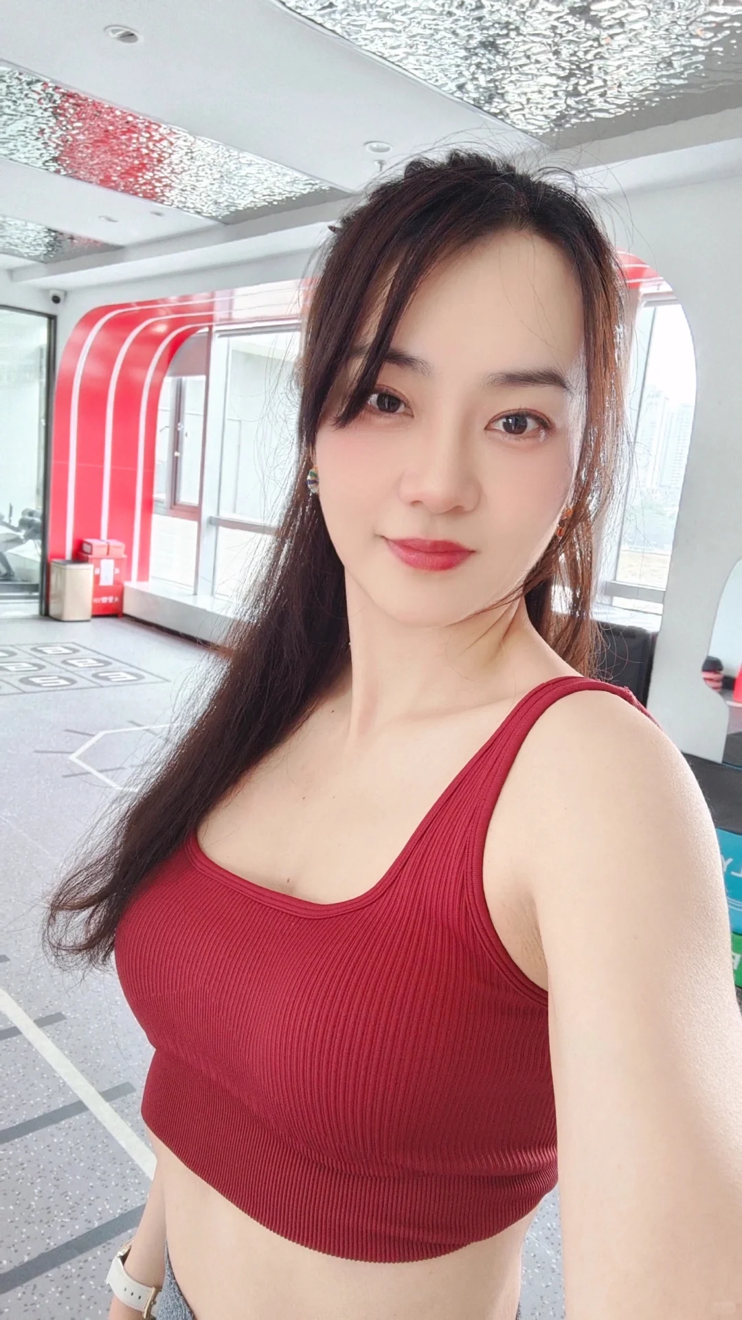 45岁健身阿姨状态是怎样的？