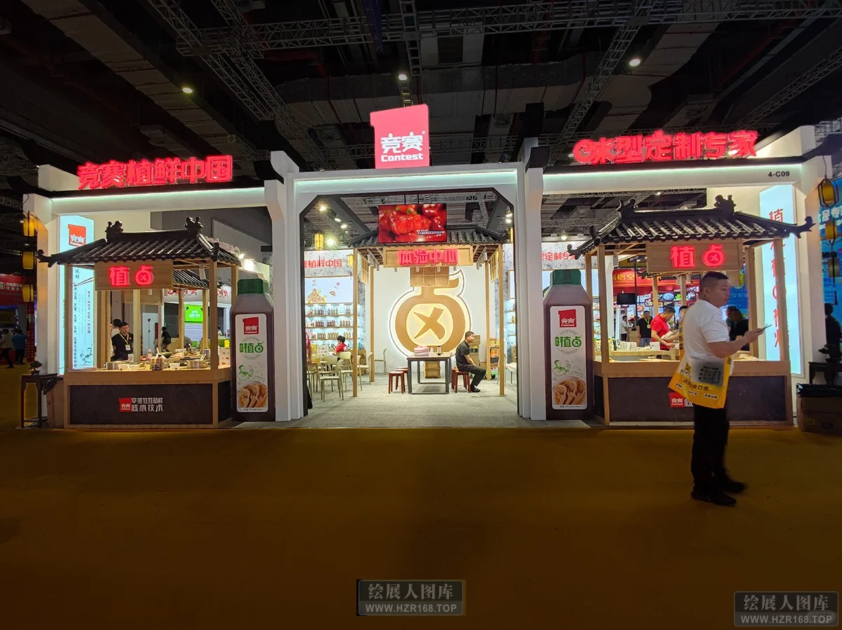 展台参考图，中式展台