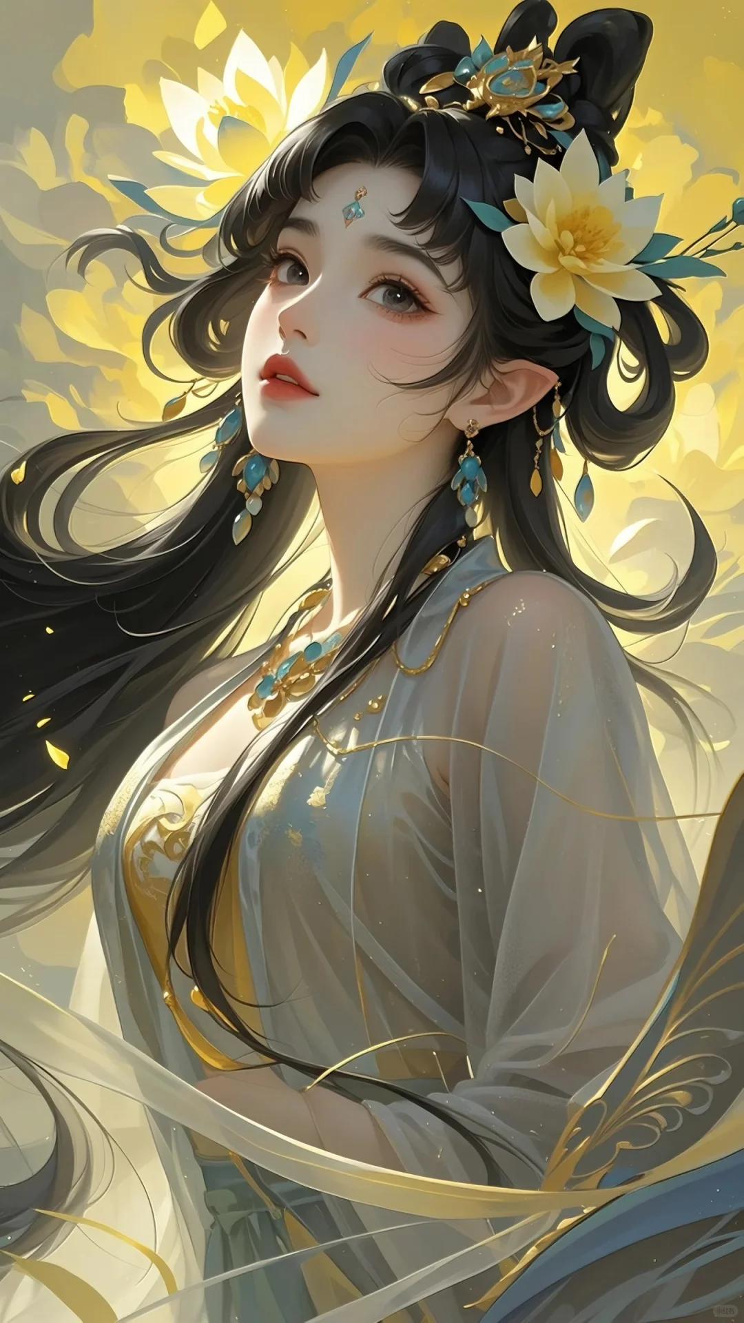 花妖仙子，娇媚动人