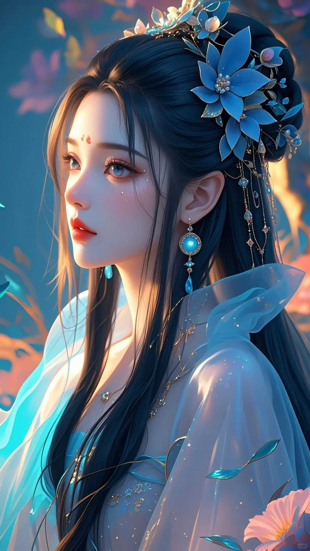 花妖仙子，娇媚动人