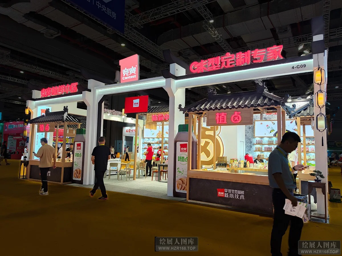 展台参考图，中式展台