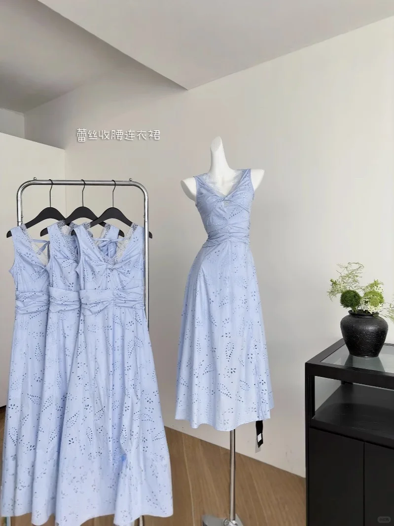 一不小心被这一袭淡蓝色给迷住了～?