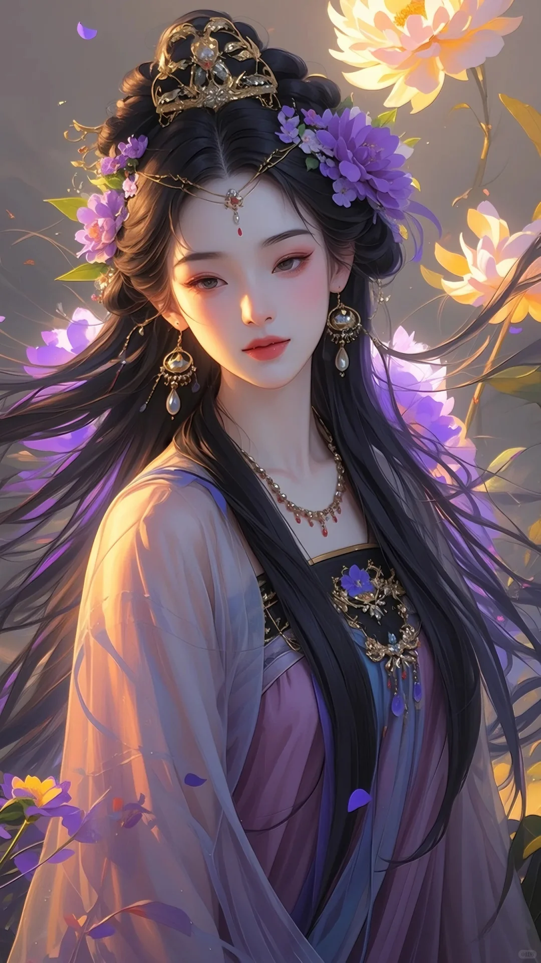 花妖仙子，娇媚动人