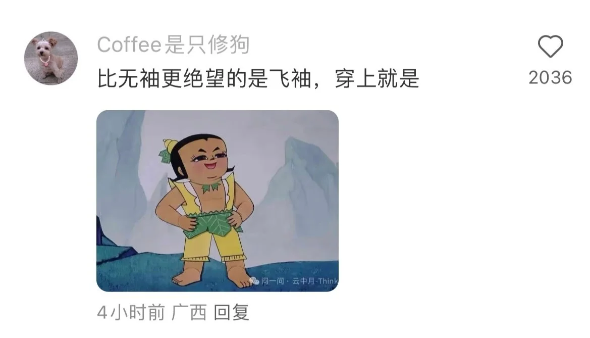 别人无袖的样子vs我无袖的样子
