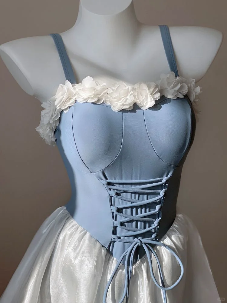 芭蕾风?女孩专属泳衣来啦！