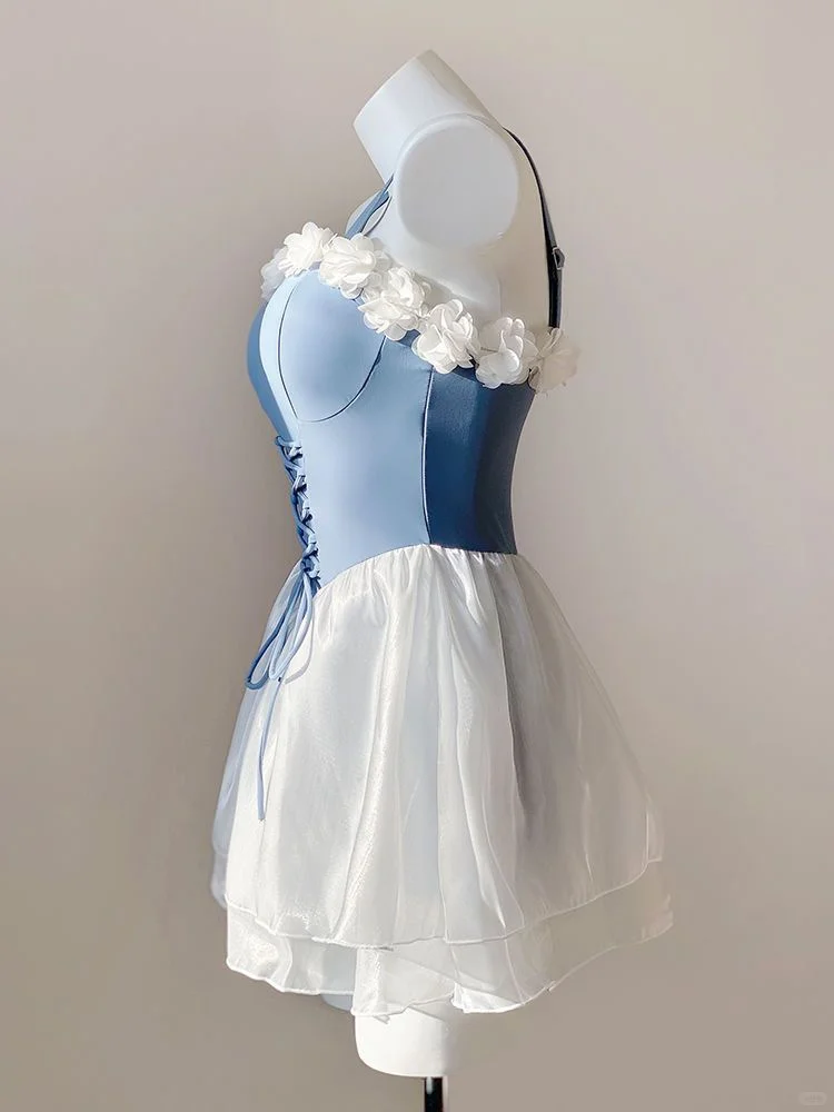 芭蕾风?女孩专属泳衣来啦！