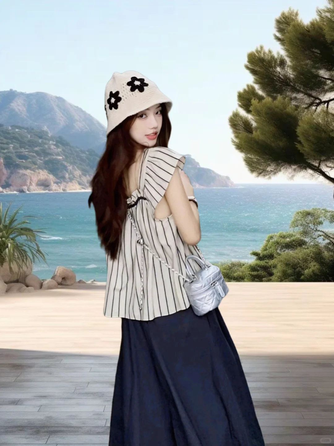 太爱这个海边氛围感穿搭了☘️