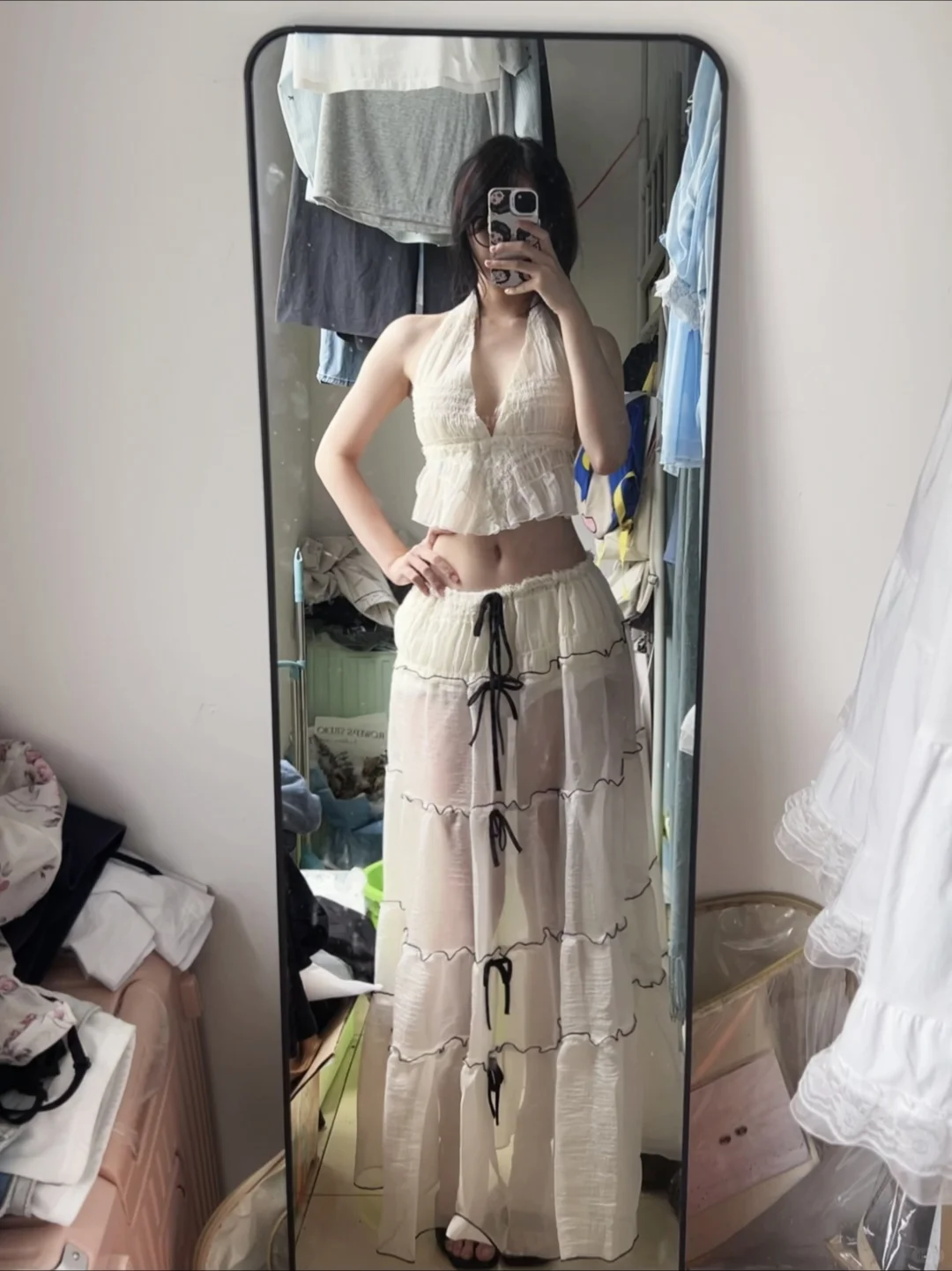 姐妹们这套衣服留不留！