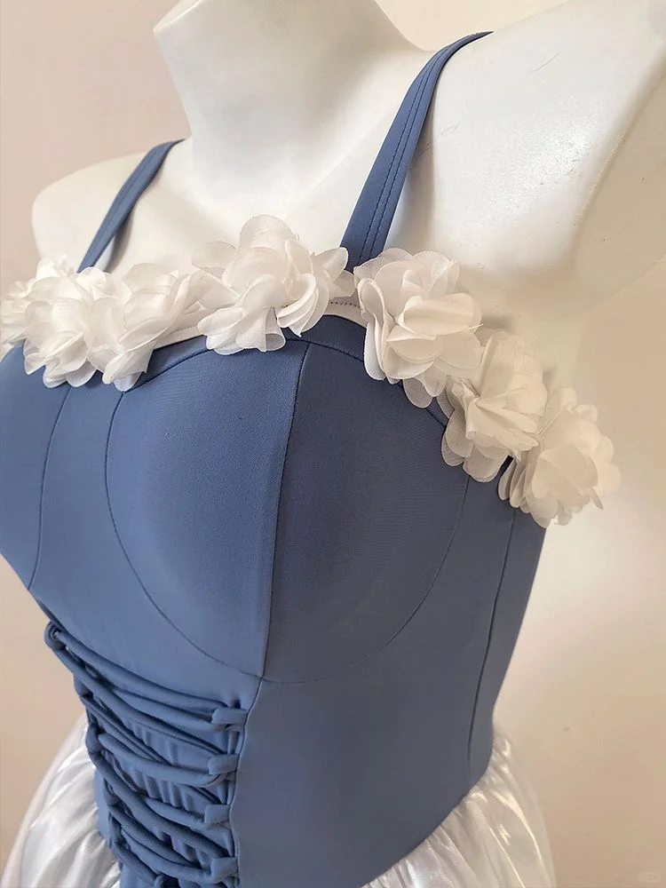 芭蕾风?女孩专属泳衣来啦！